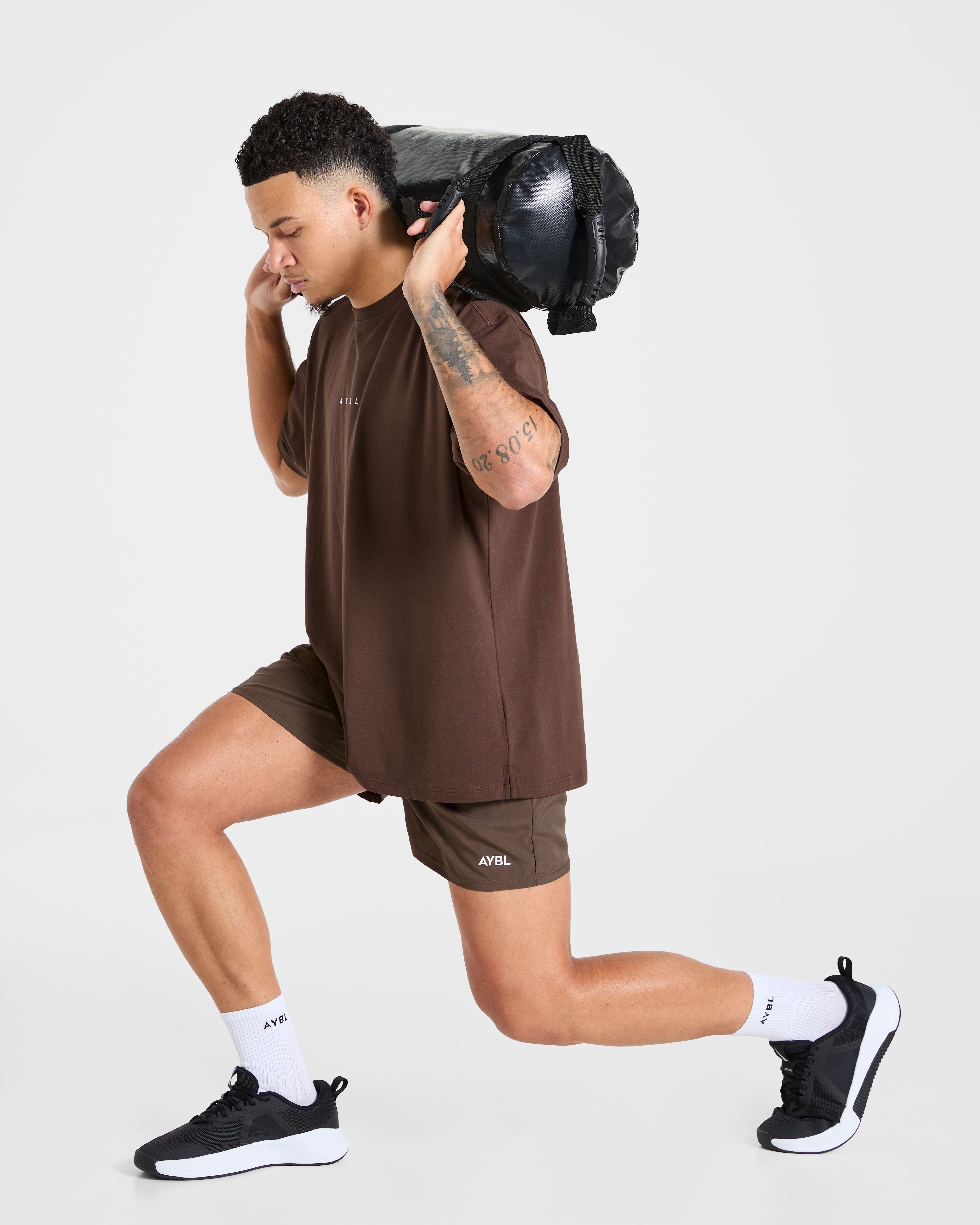 Force Oversized T Shirt - Brown