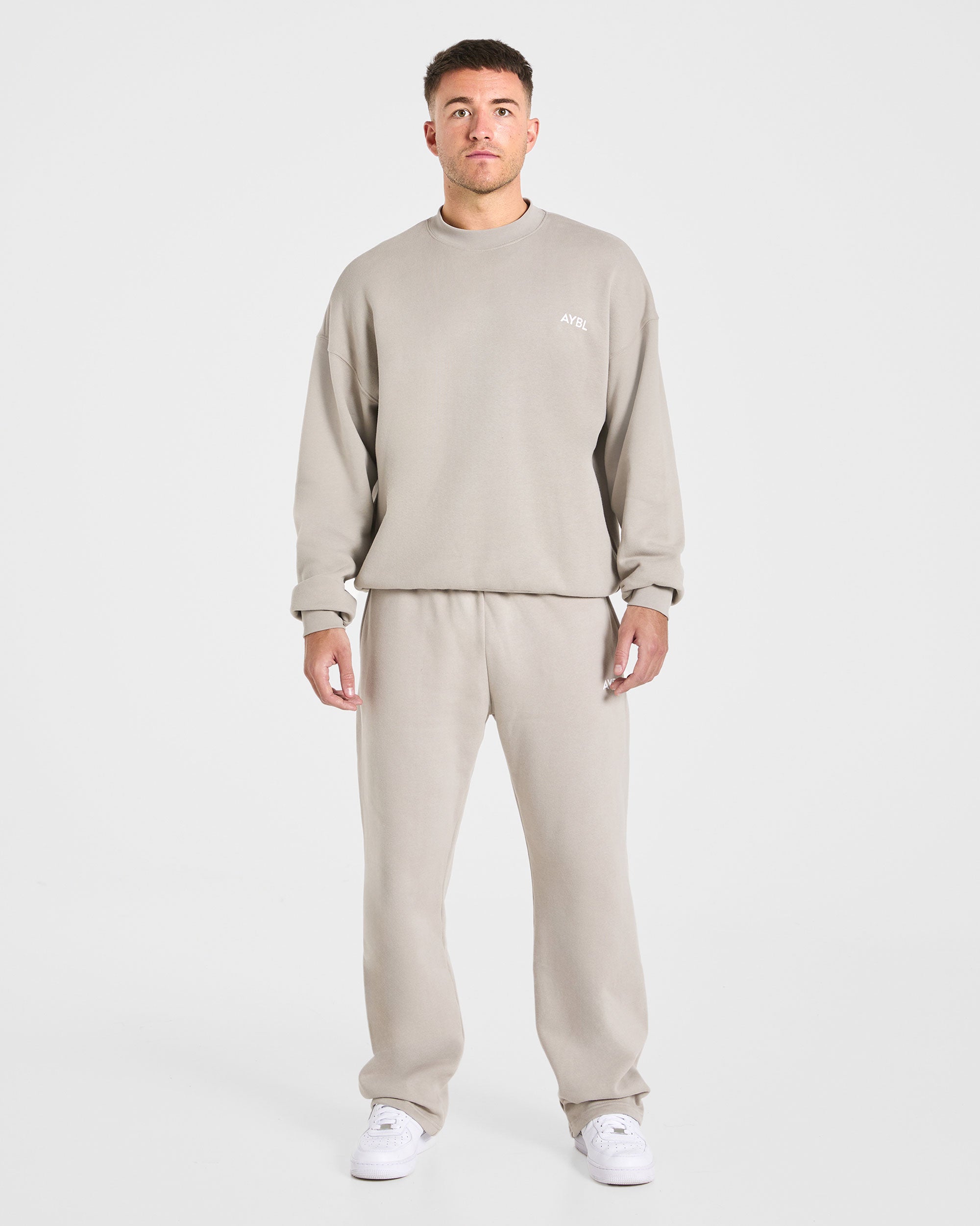 Essential Oversized Sweater - Stone