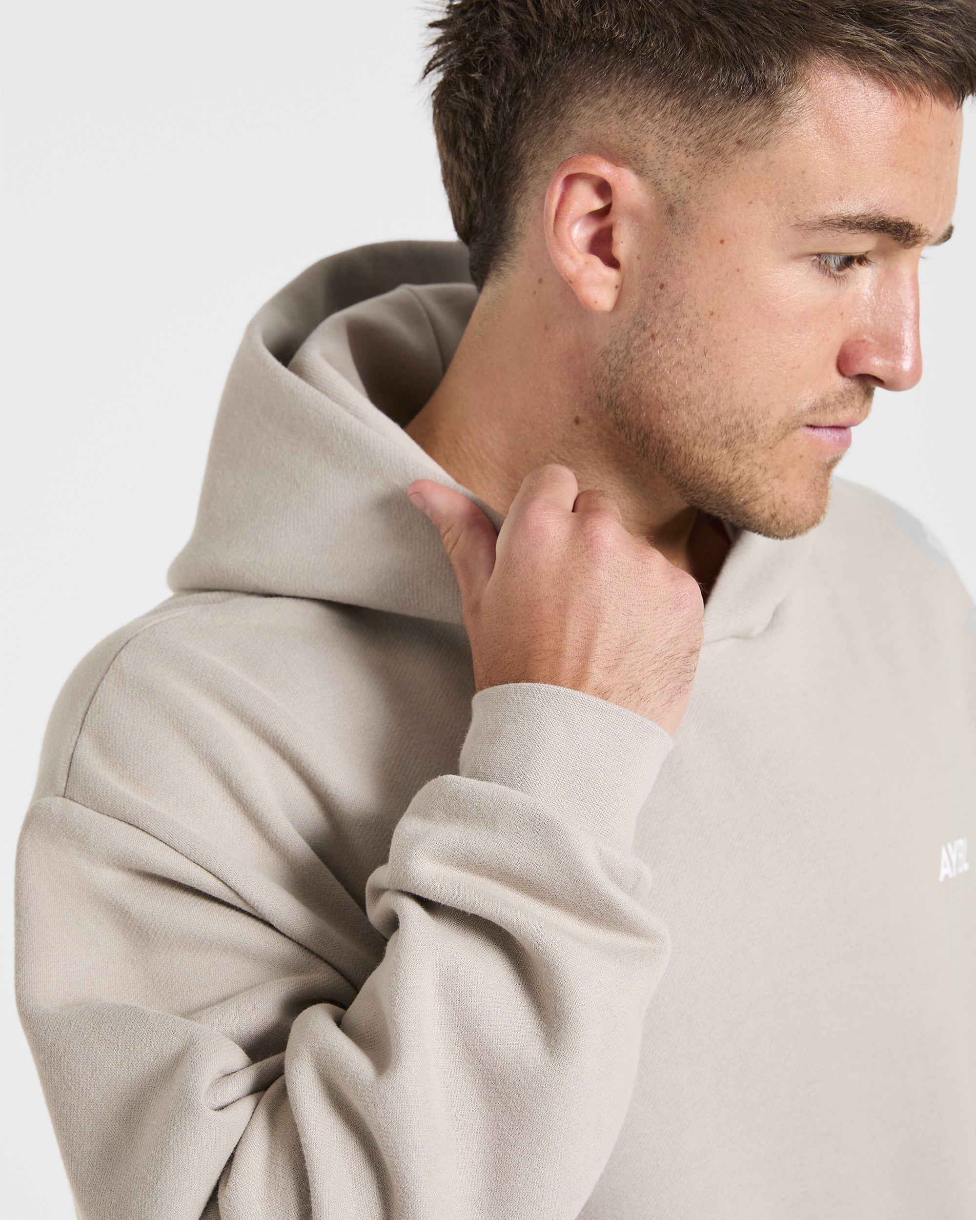 Essential Oversized Hoodie - Stone