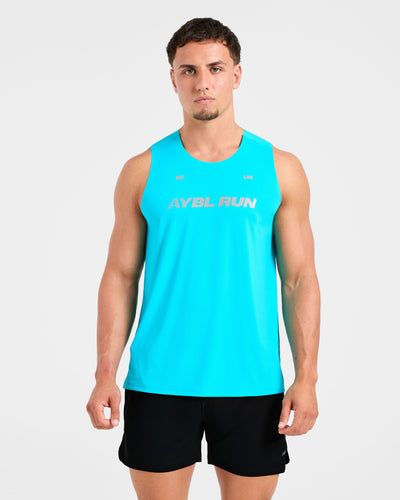 Run Loose Tank - Blaze Blue