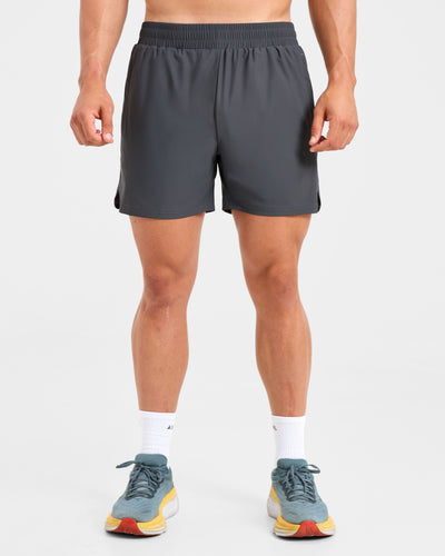Run 5" Shorts - Hurricane Grey