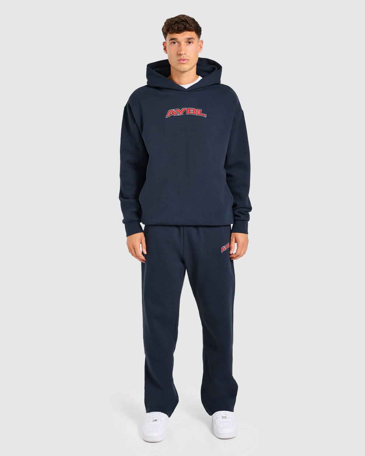 AYBL Society Oversized Straight Leg Joggers - Navy