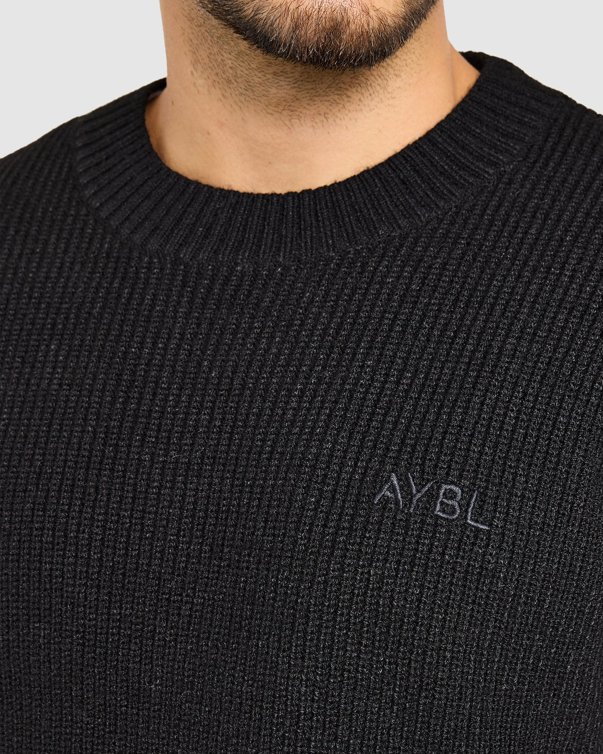 Signature Knitted Sweater - Black