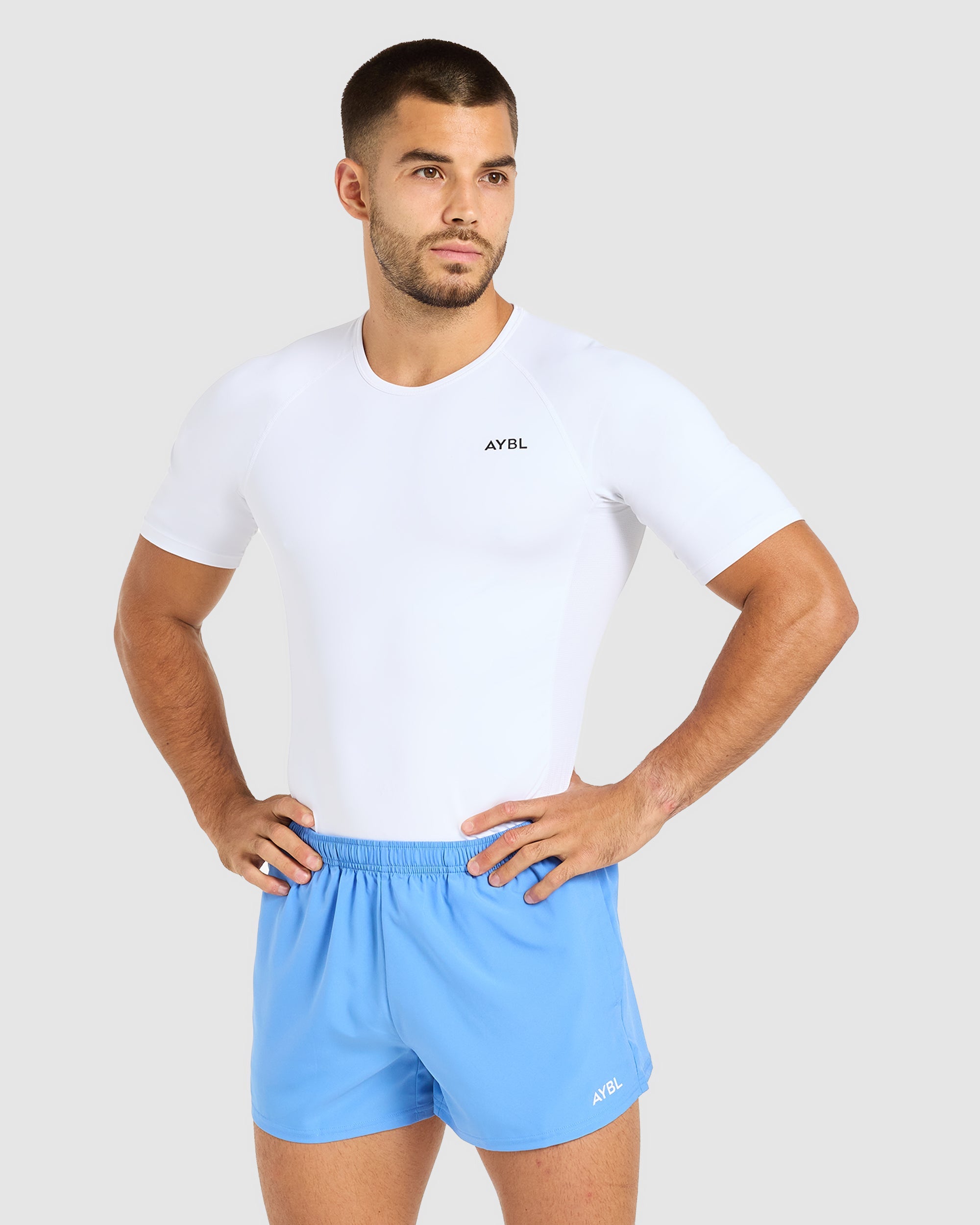 Core 3" Shorts - Muted Blue