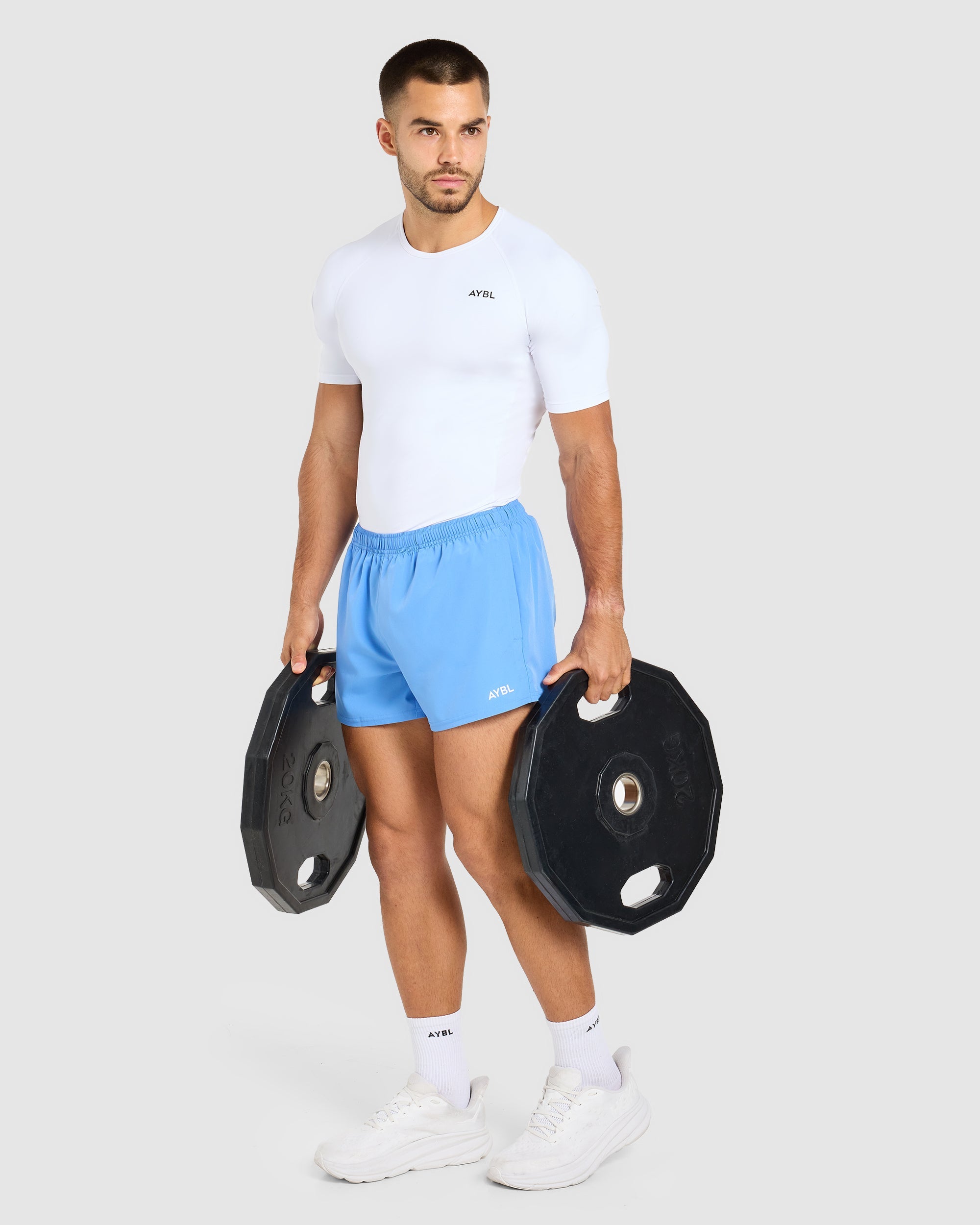 Core 3" Shorts - Muted Blue