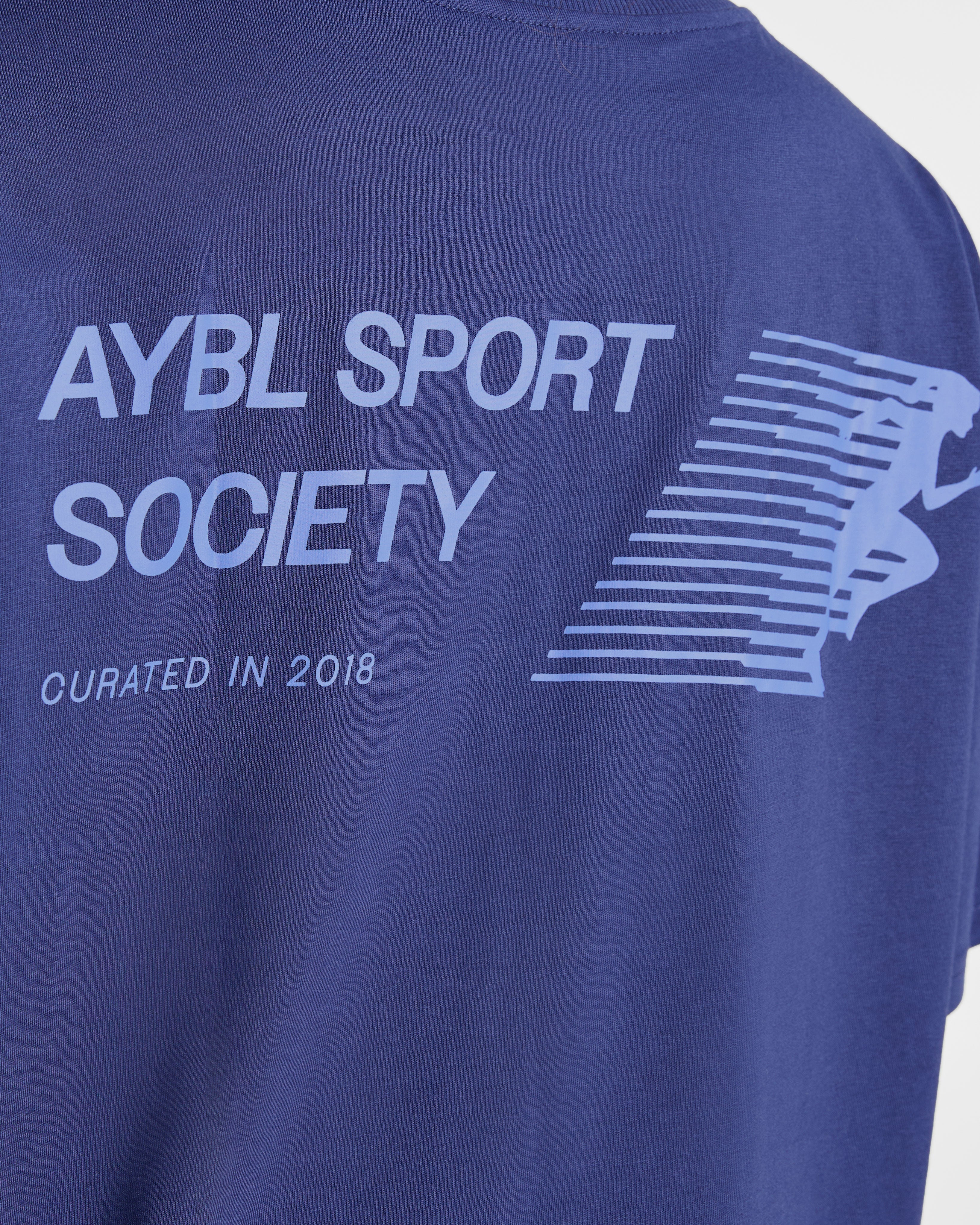 Sport Society Oversized T Shirt - Muted Navy