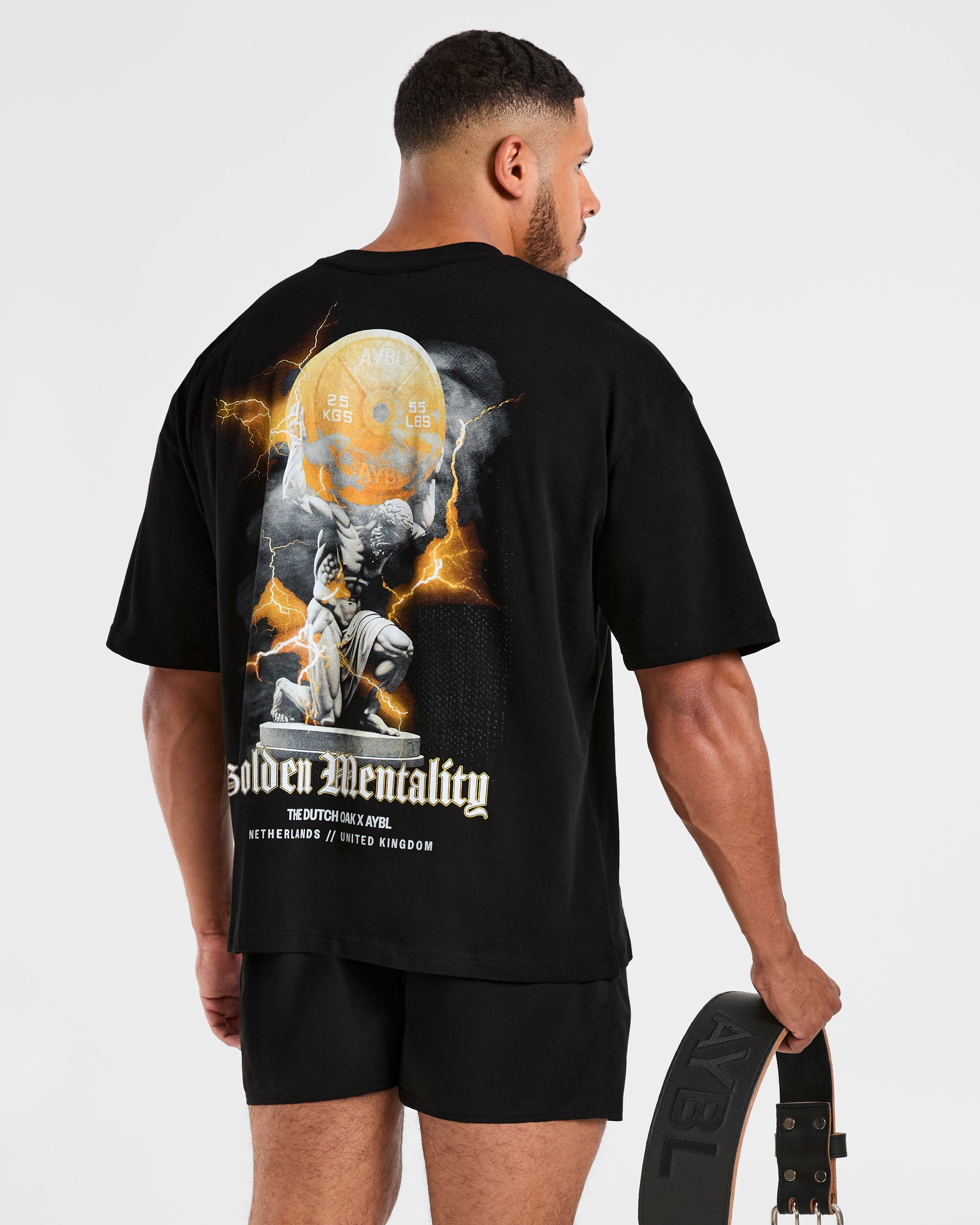 ABSENCE Tシャツ XL Wesley Vissers x Golden Mentality Oversized T Shirt - Black