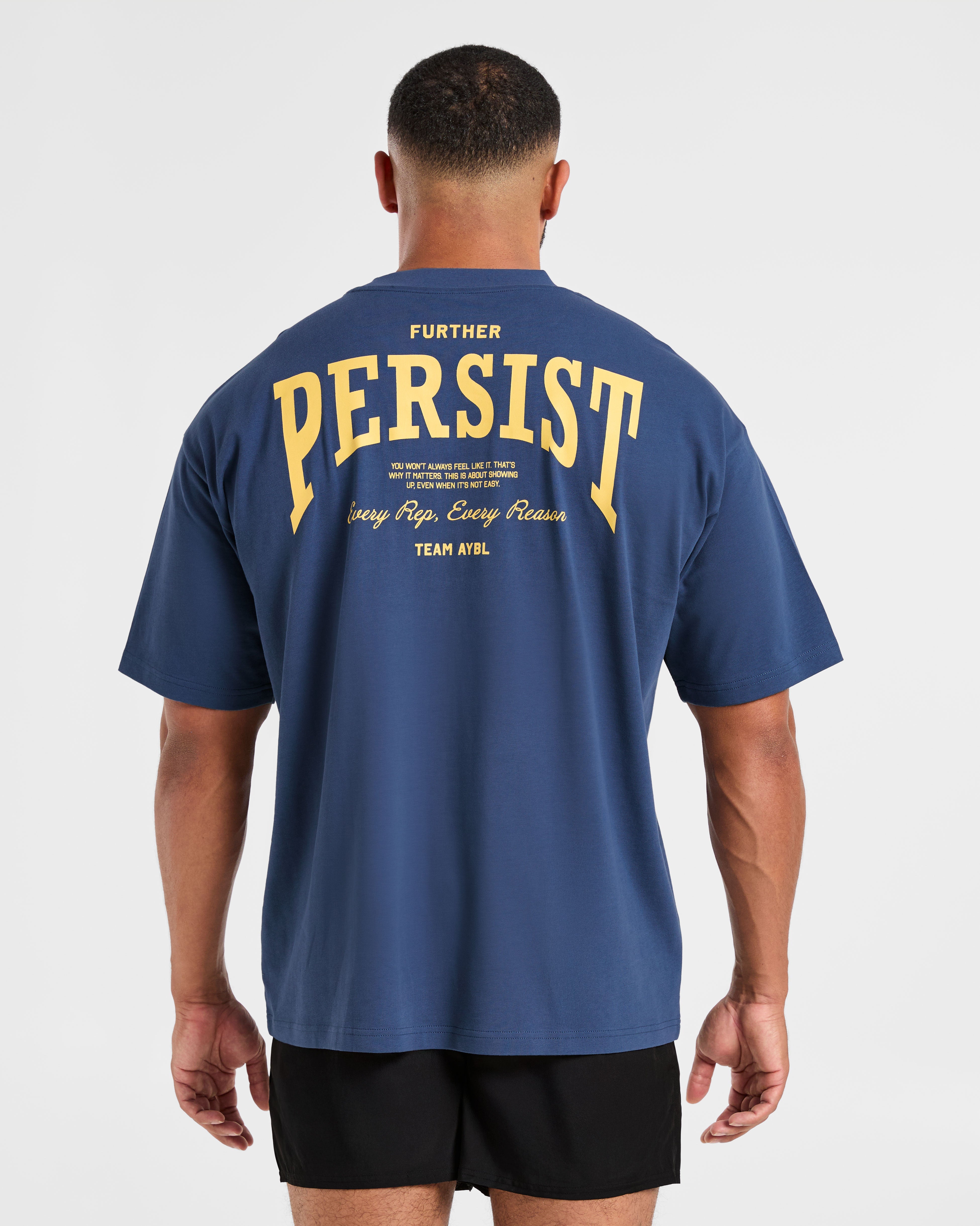Cam Kissel x Persist Oversized T Shirt - Black