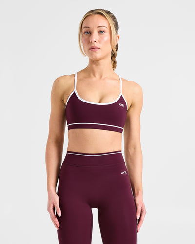 Form Sports Bra - Deep Mulberry