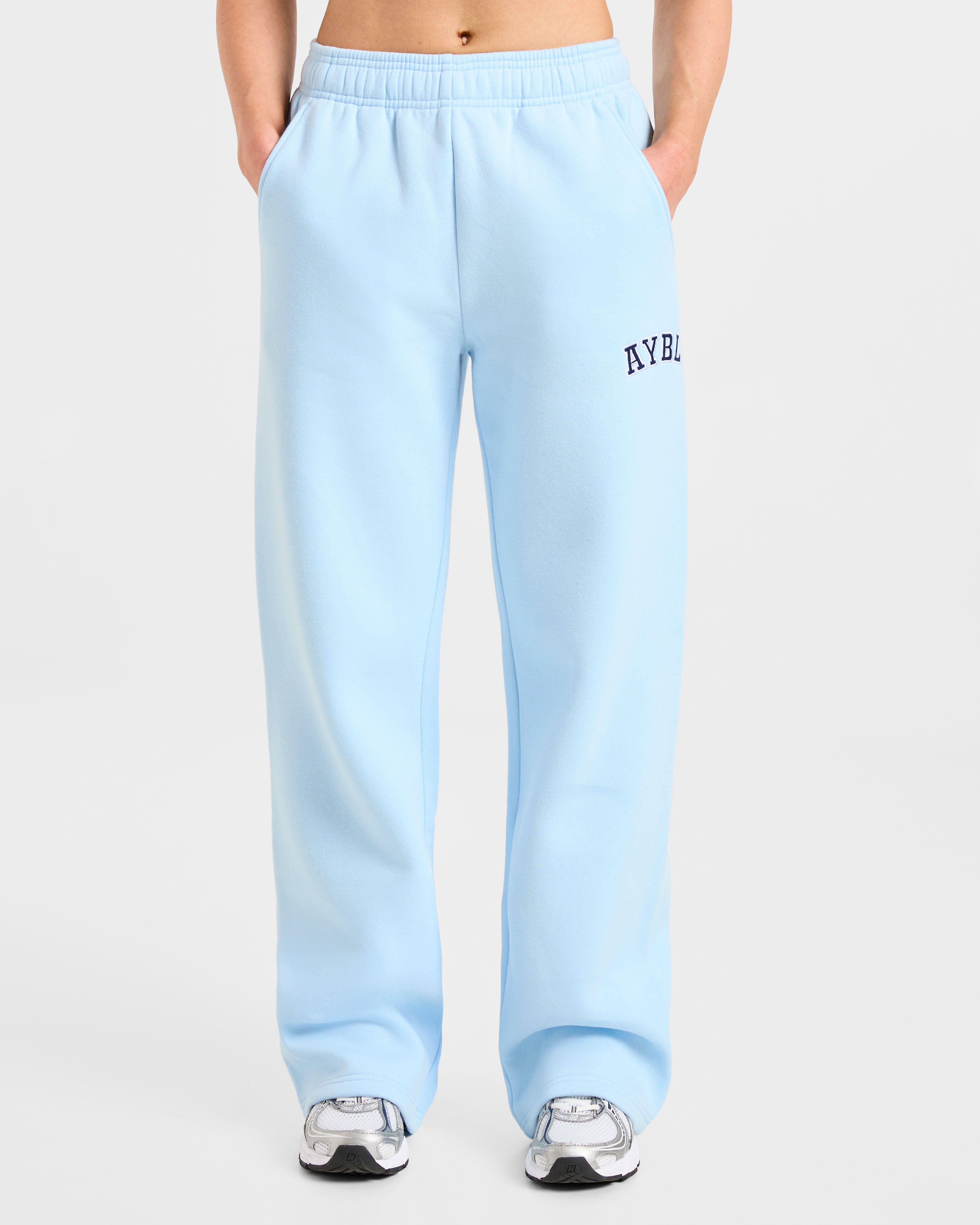 Varsity 2.0 Oversized Straight Leg Joggers - Blue/Navy