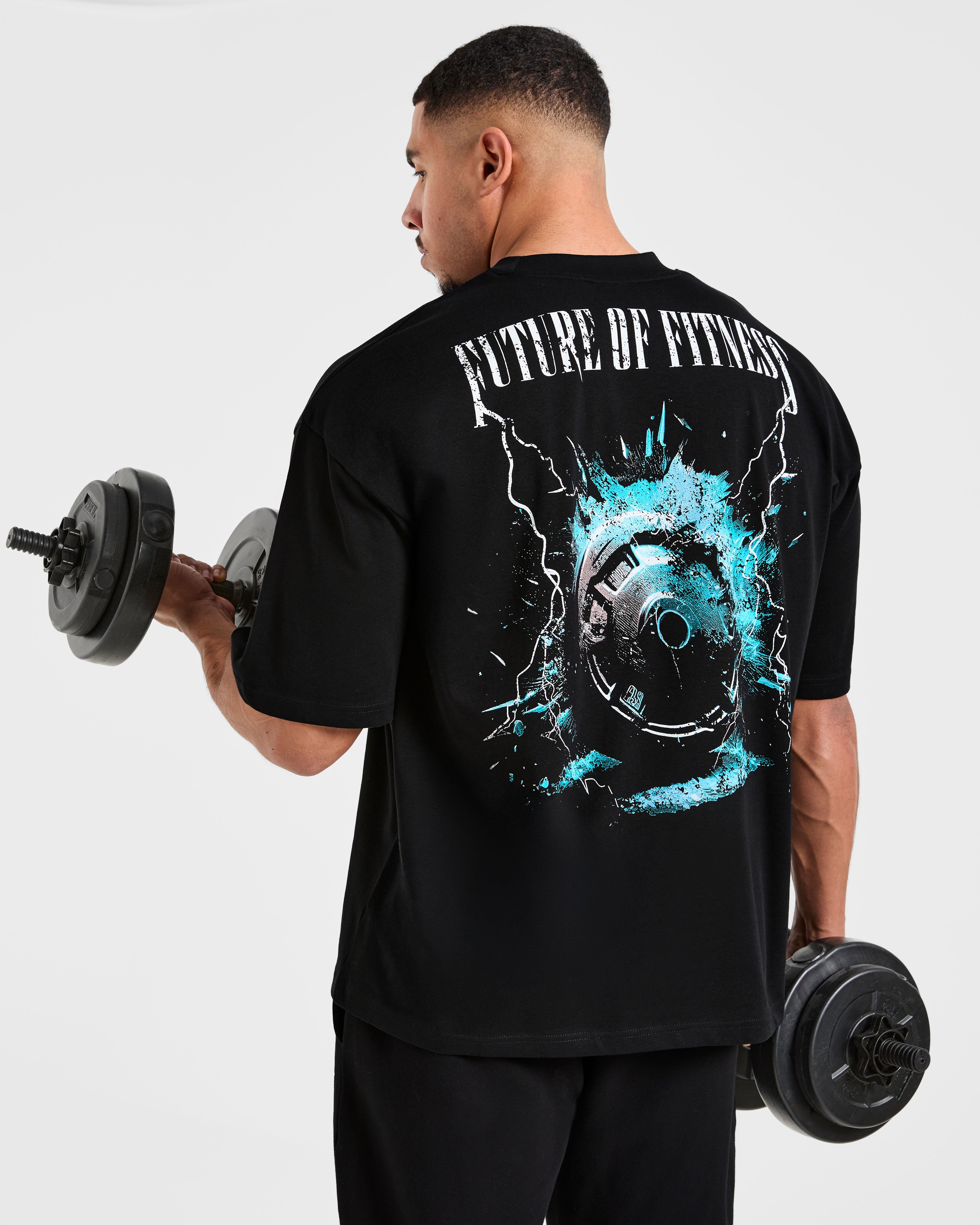 Breaking Weights Oversized T Shirt - Black