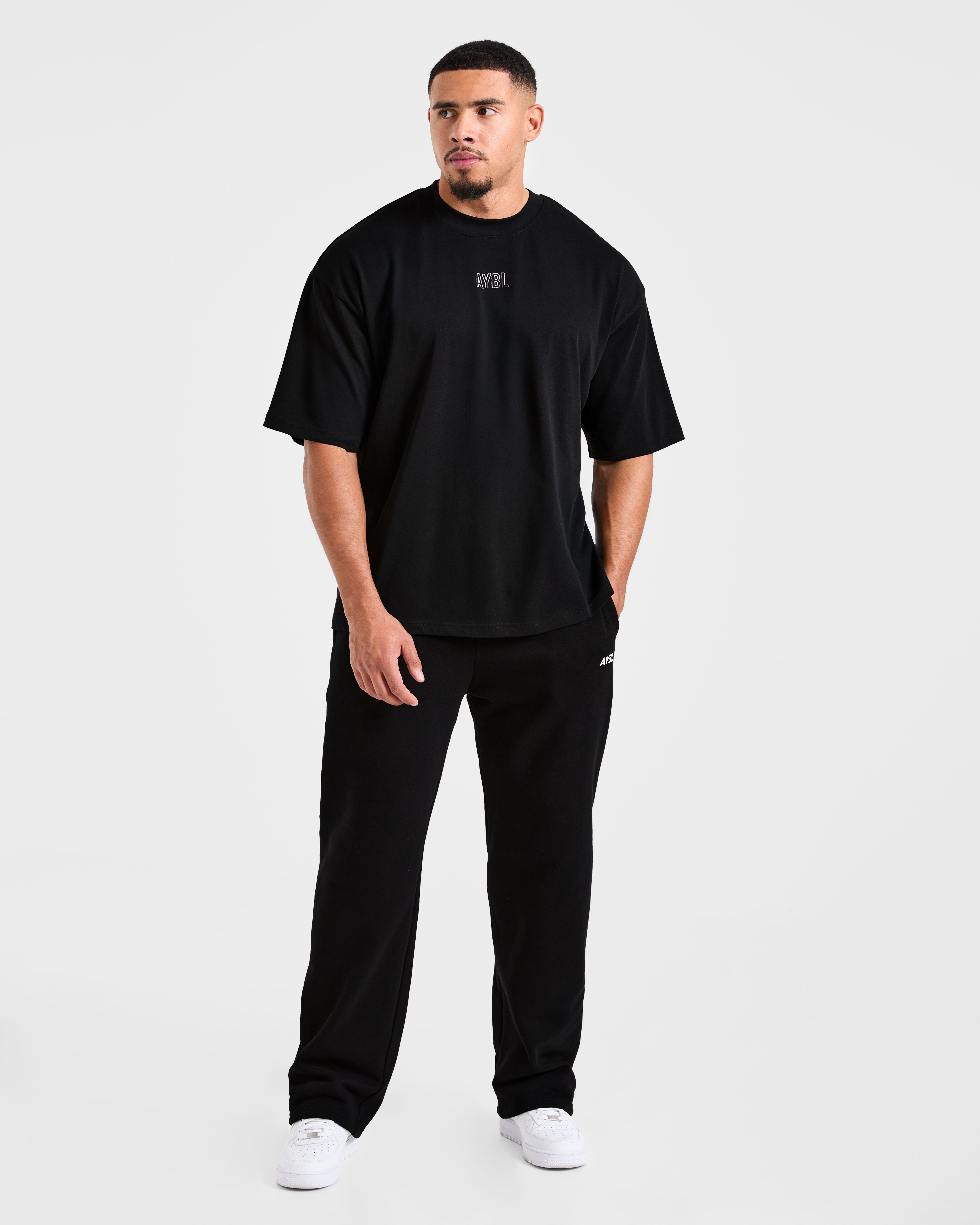 Doberman Strength Oversized T Shirt - Black/Red