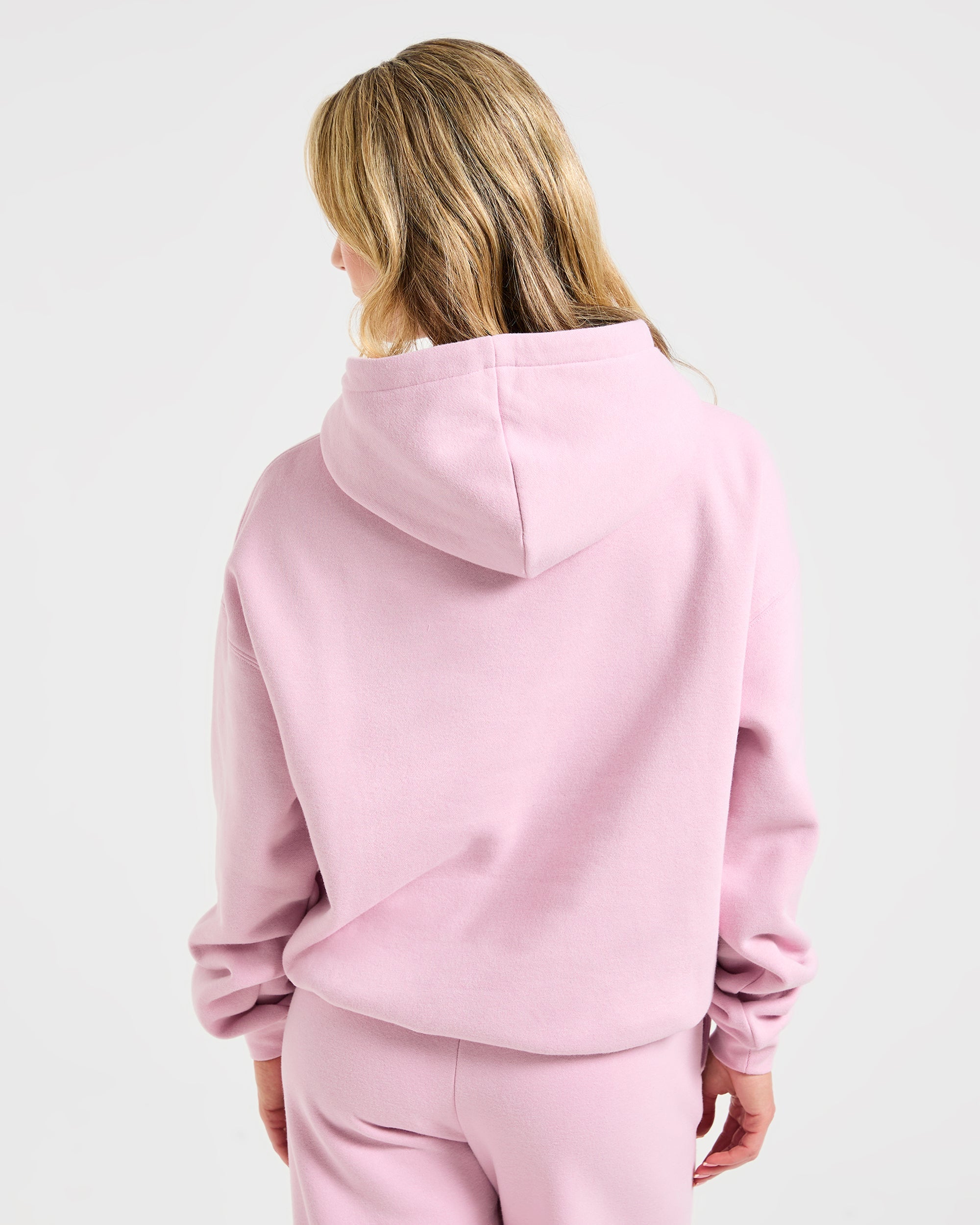 Varsity 2.0 Oversized Hoodie - Iced Pink
