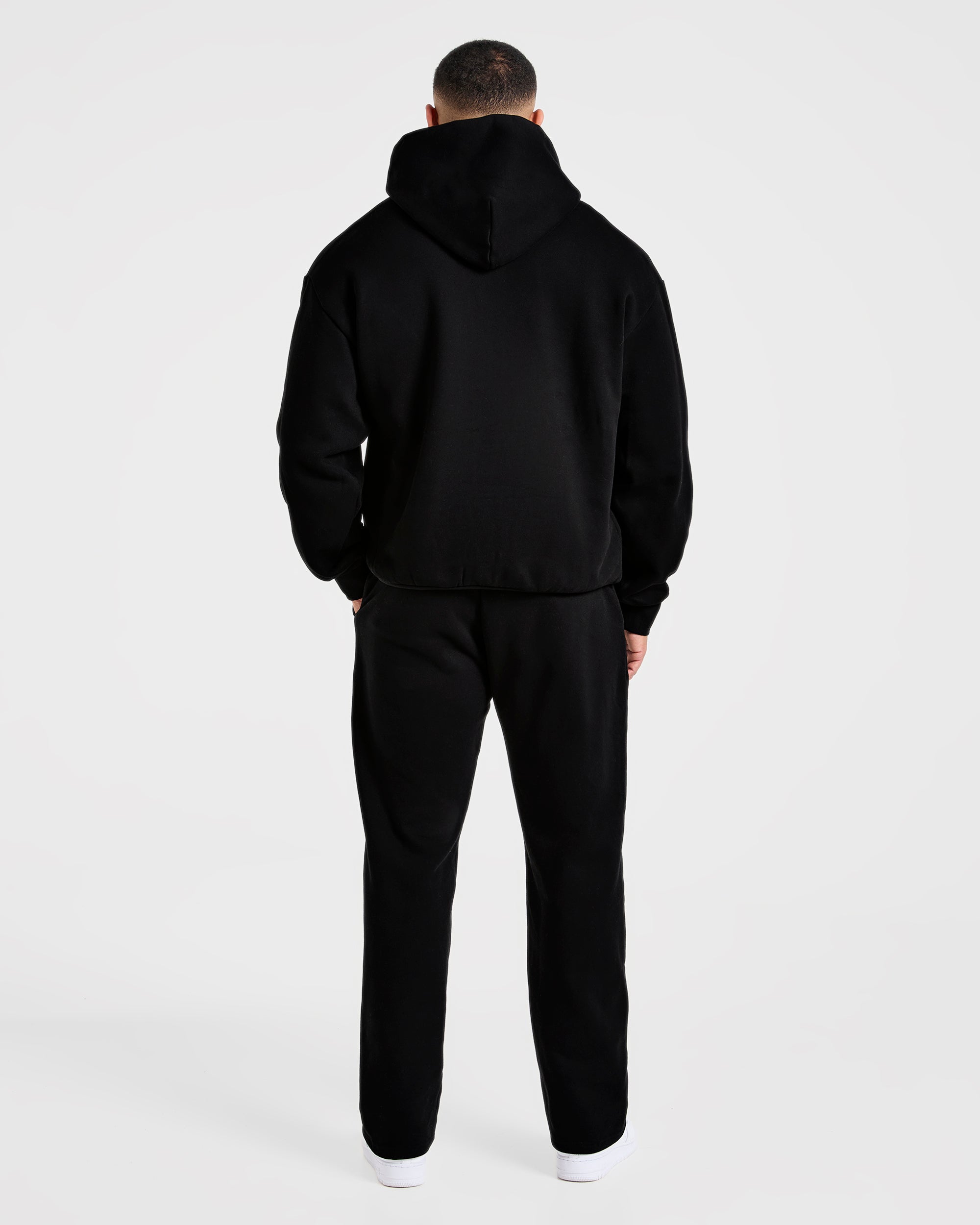 Essential Oversized Hoodie - Black