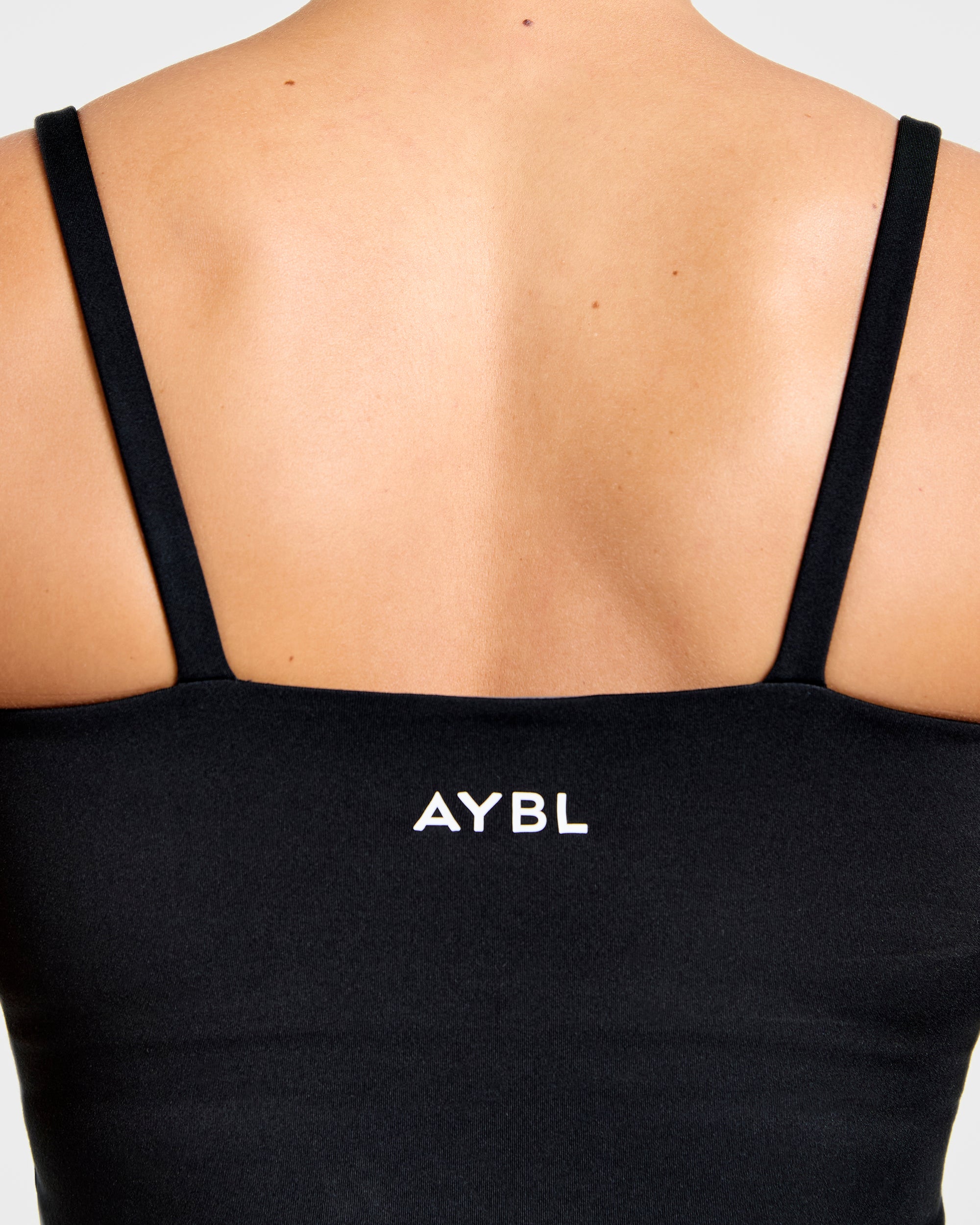 Essential Strappy Tank Top - Black