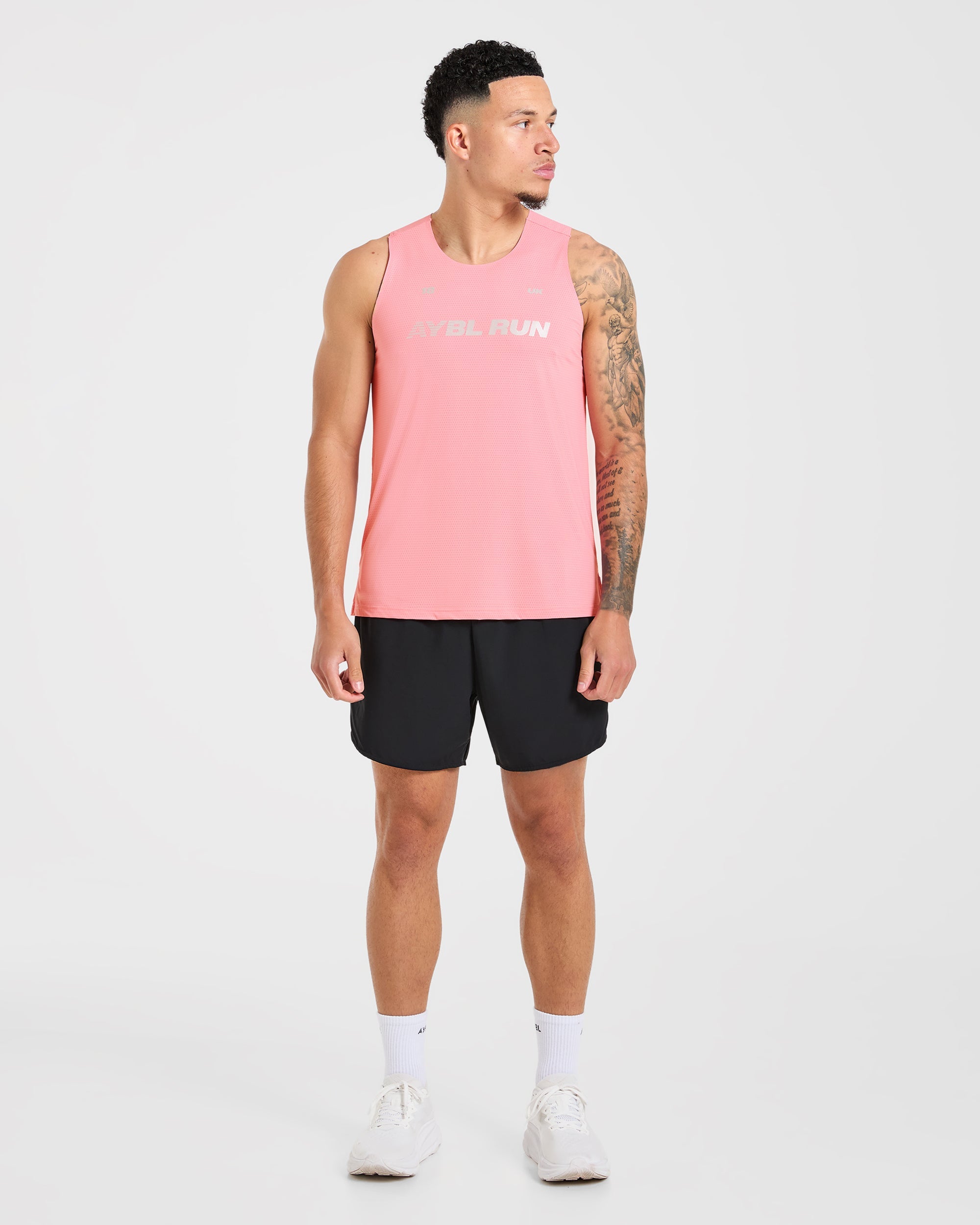Run Loose Tank - Pastel Coral