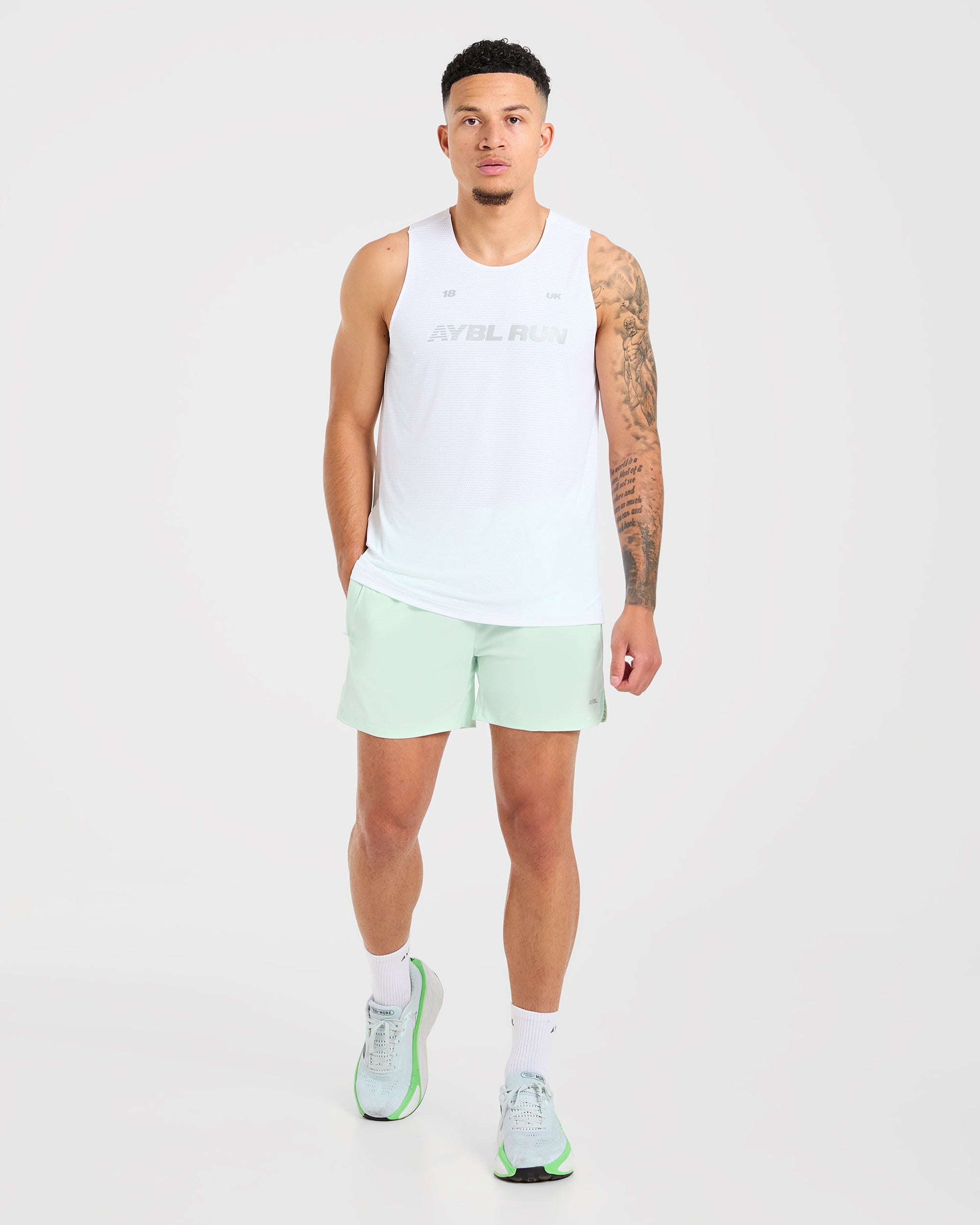 Run Loose Tank - White