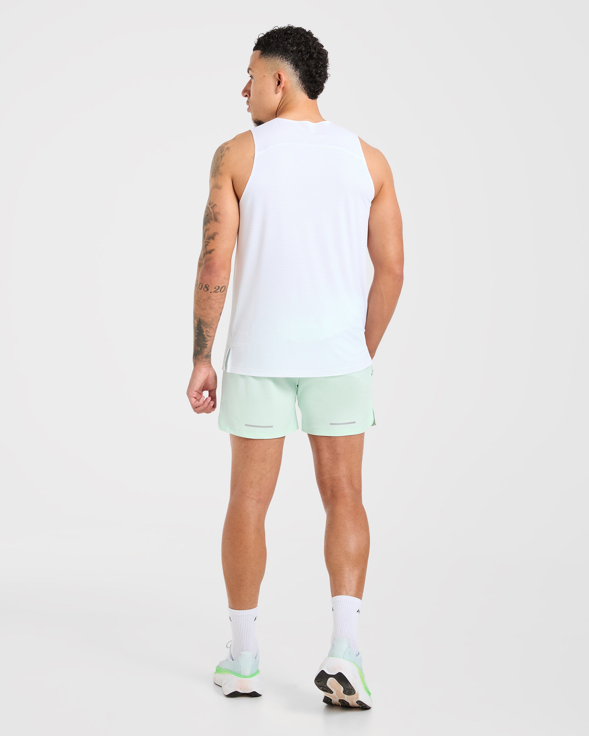 Run Loose Tank - White