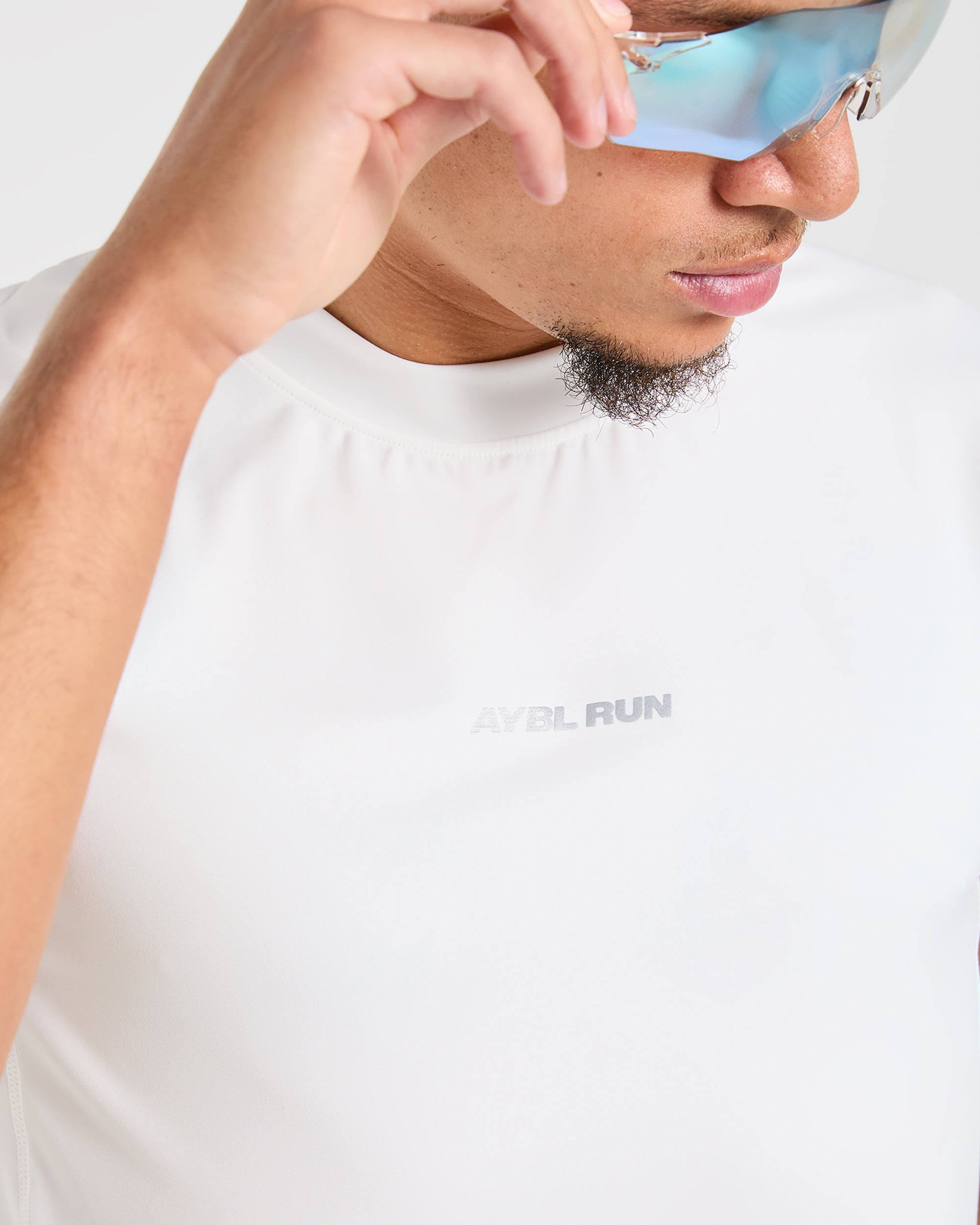 Run Slim Tank - White