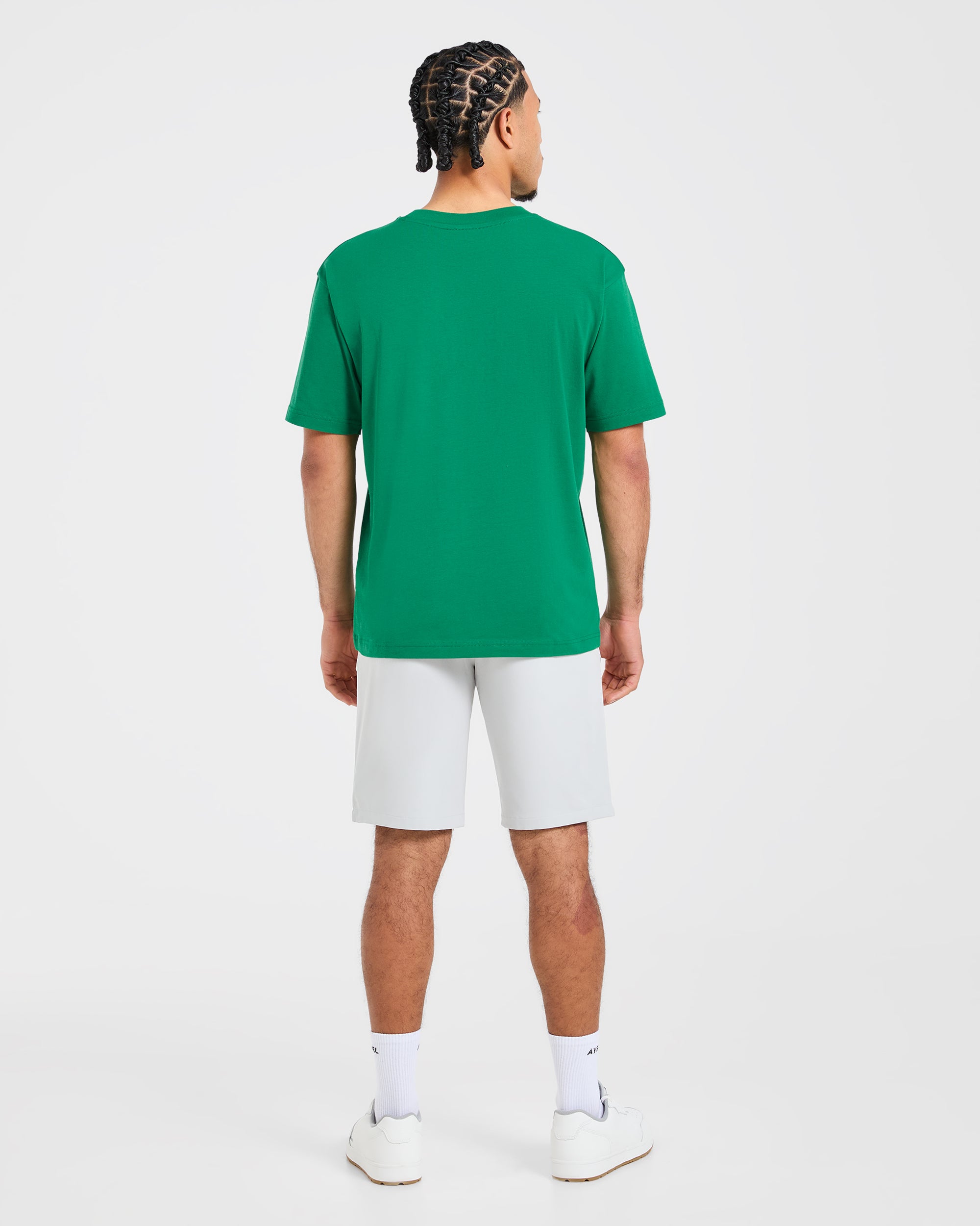 Golf Club T Shirt - Rye Green/Cream