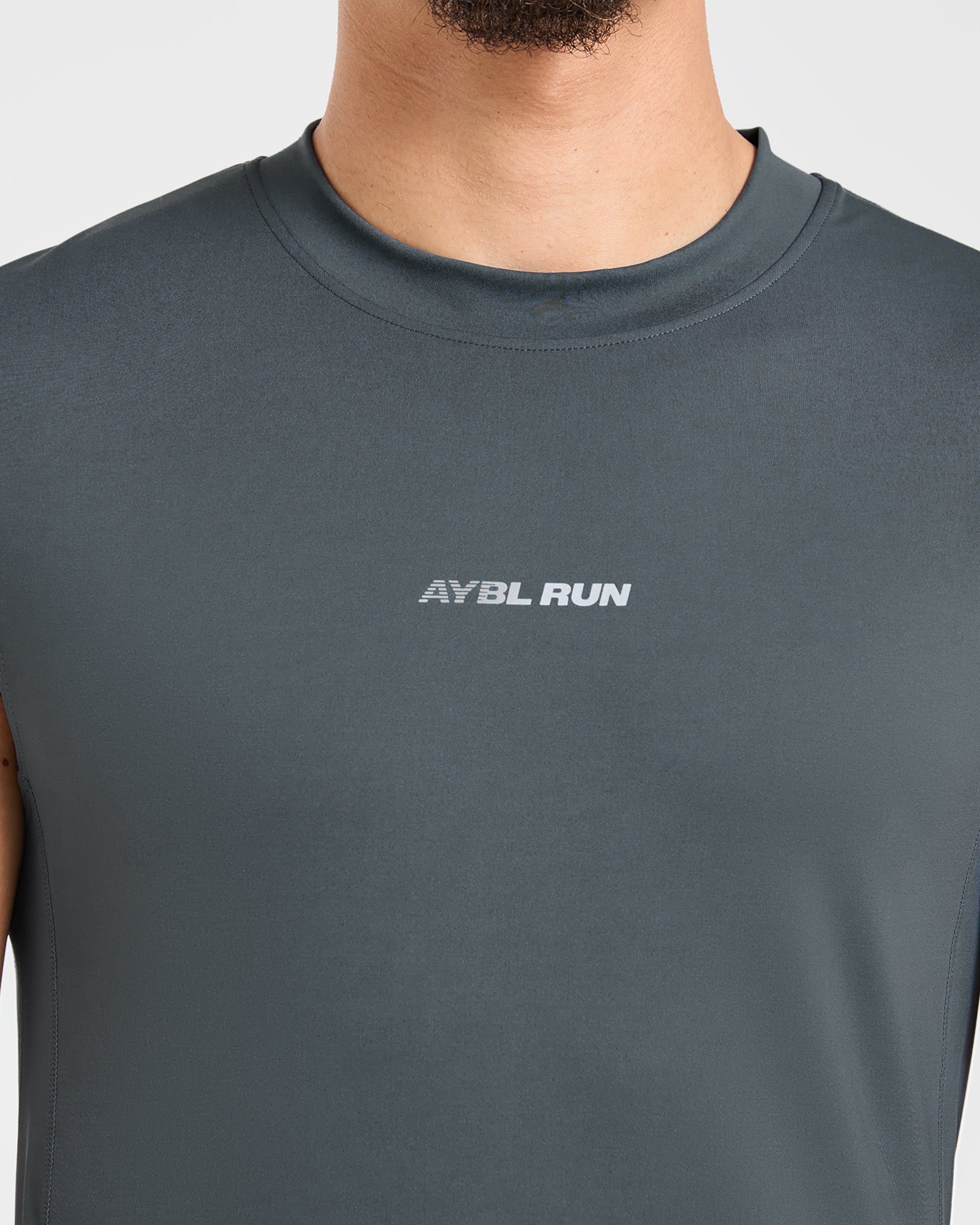 Run Slim Tank - Slate Blue