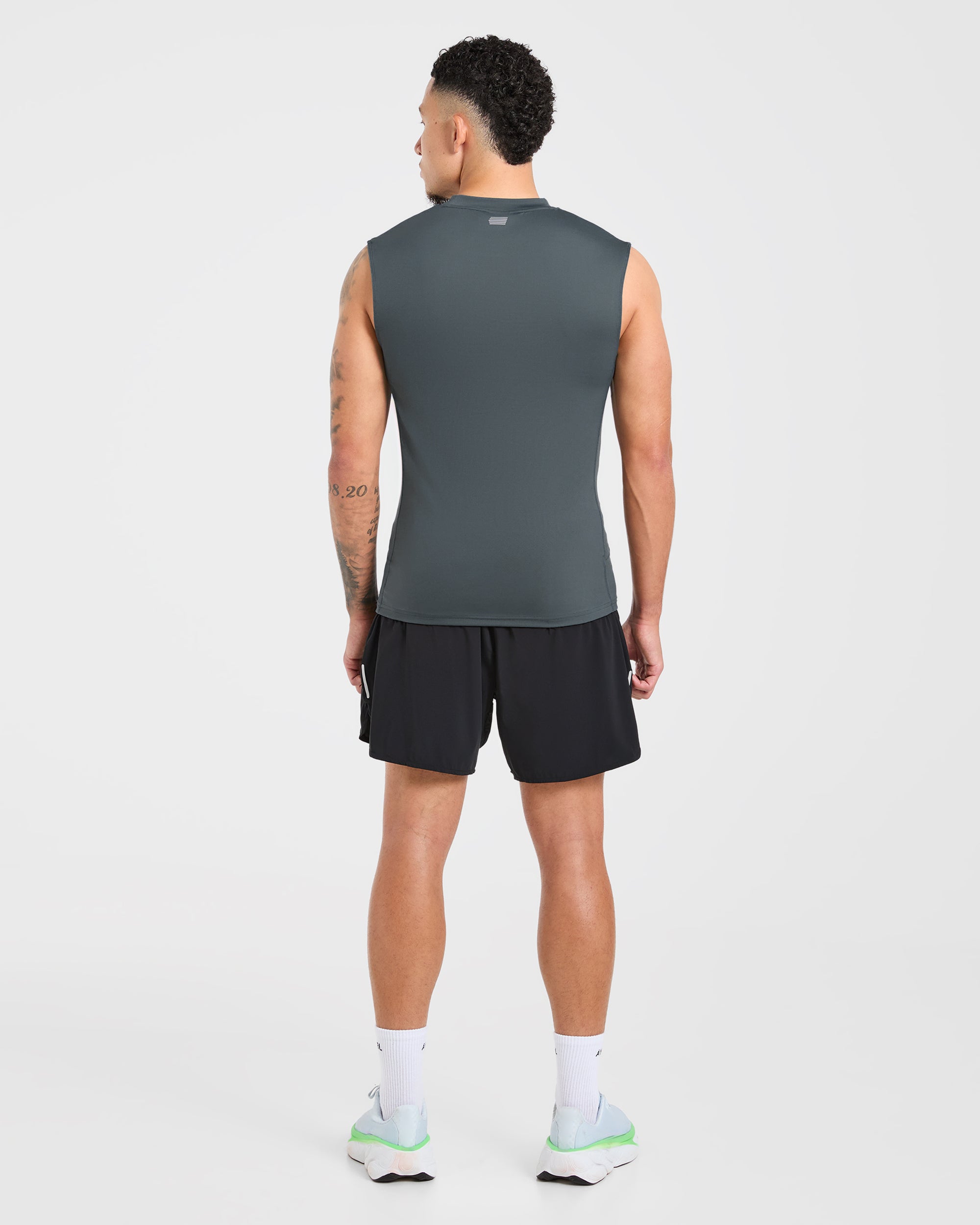 Run Slim Tank - Slate Blue