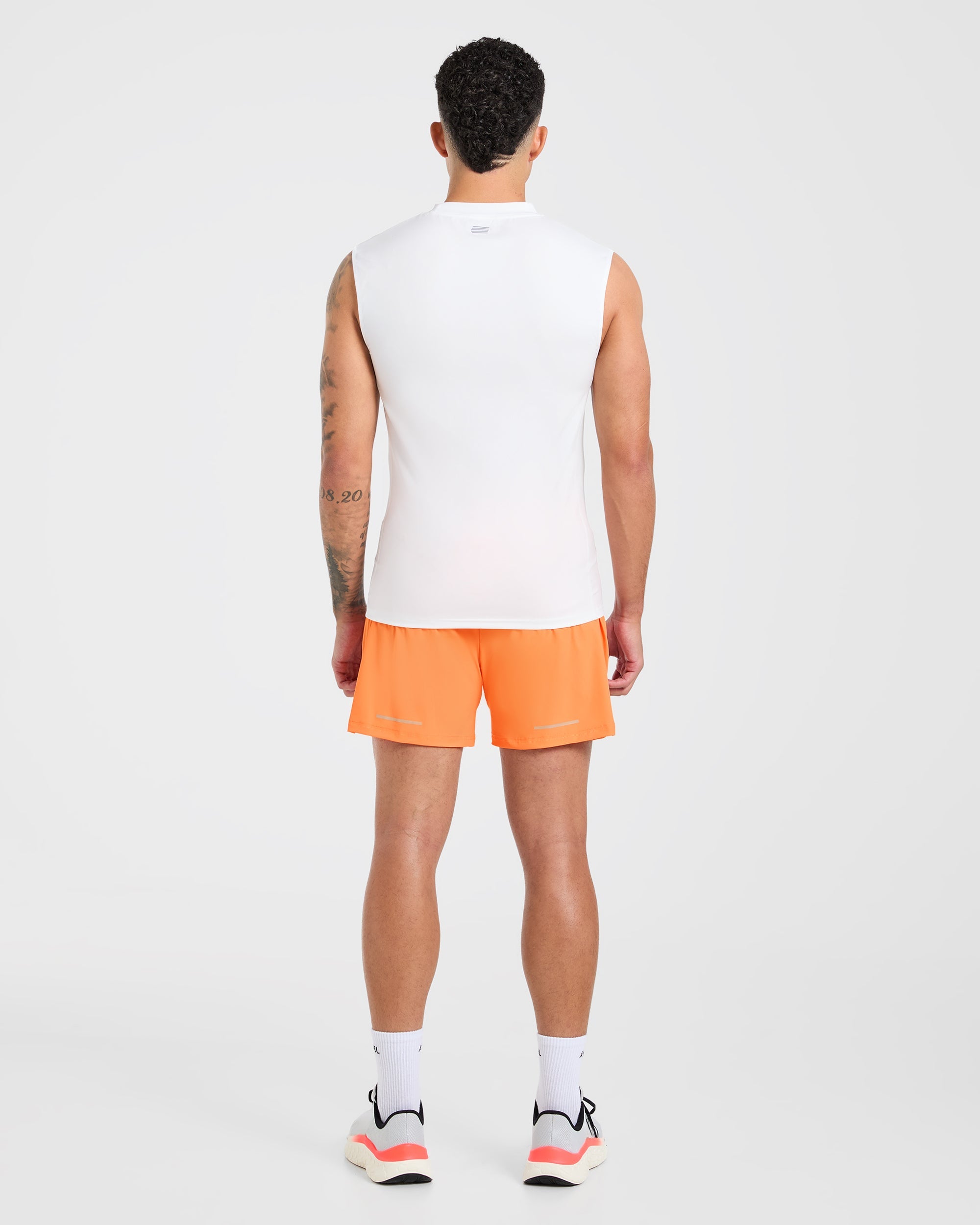 Run Slim Tank - White