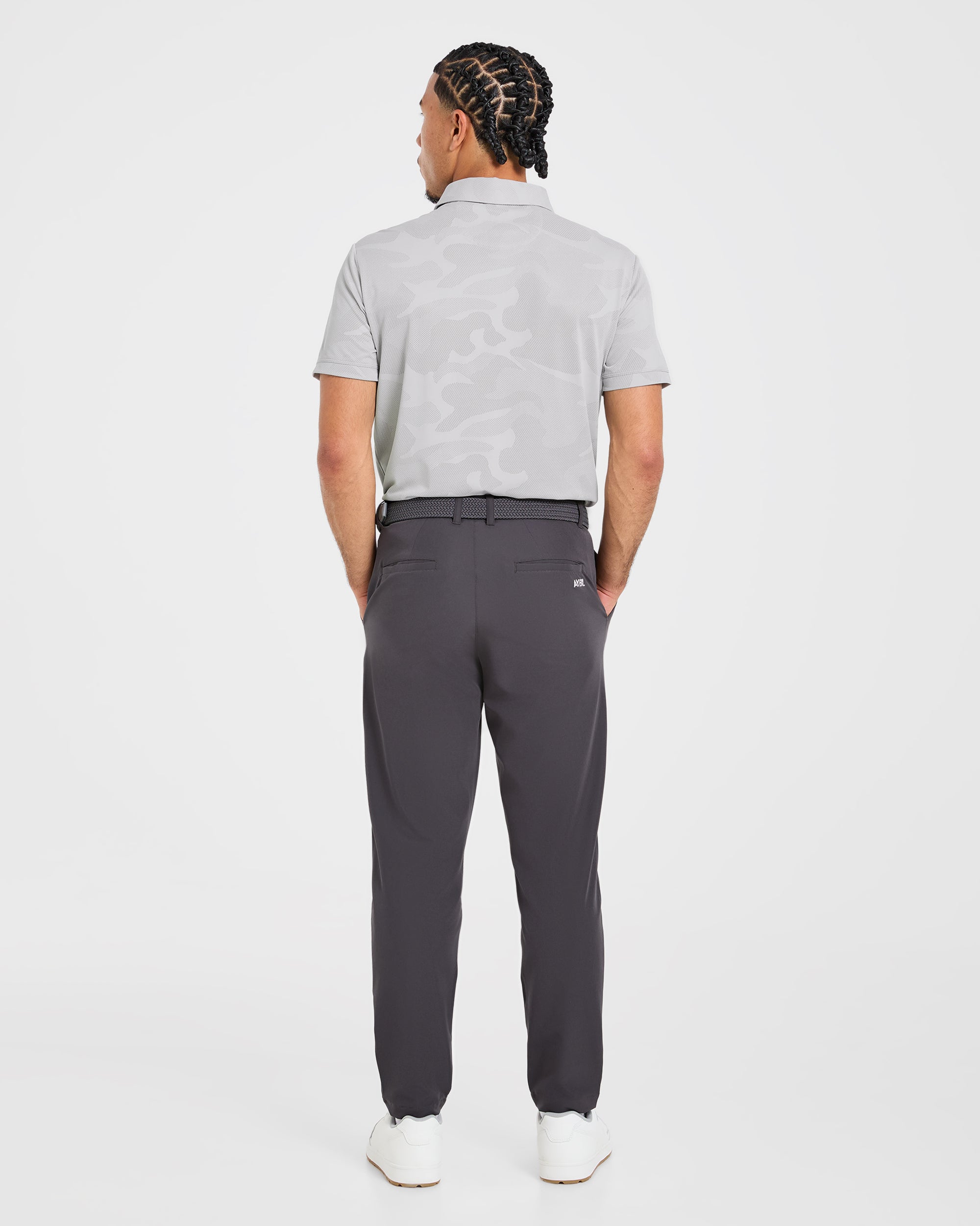 Camo Polo - Ice Grey