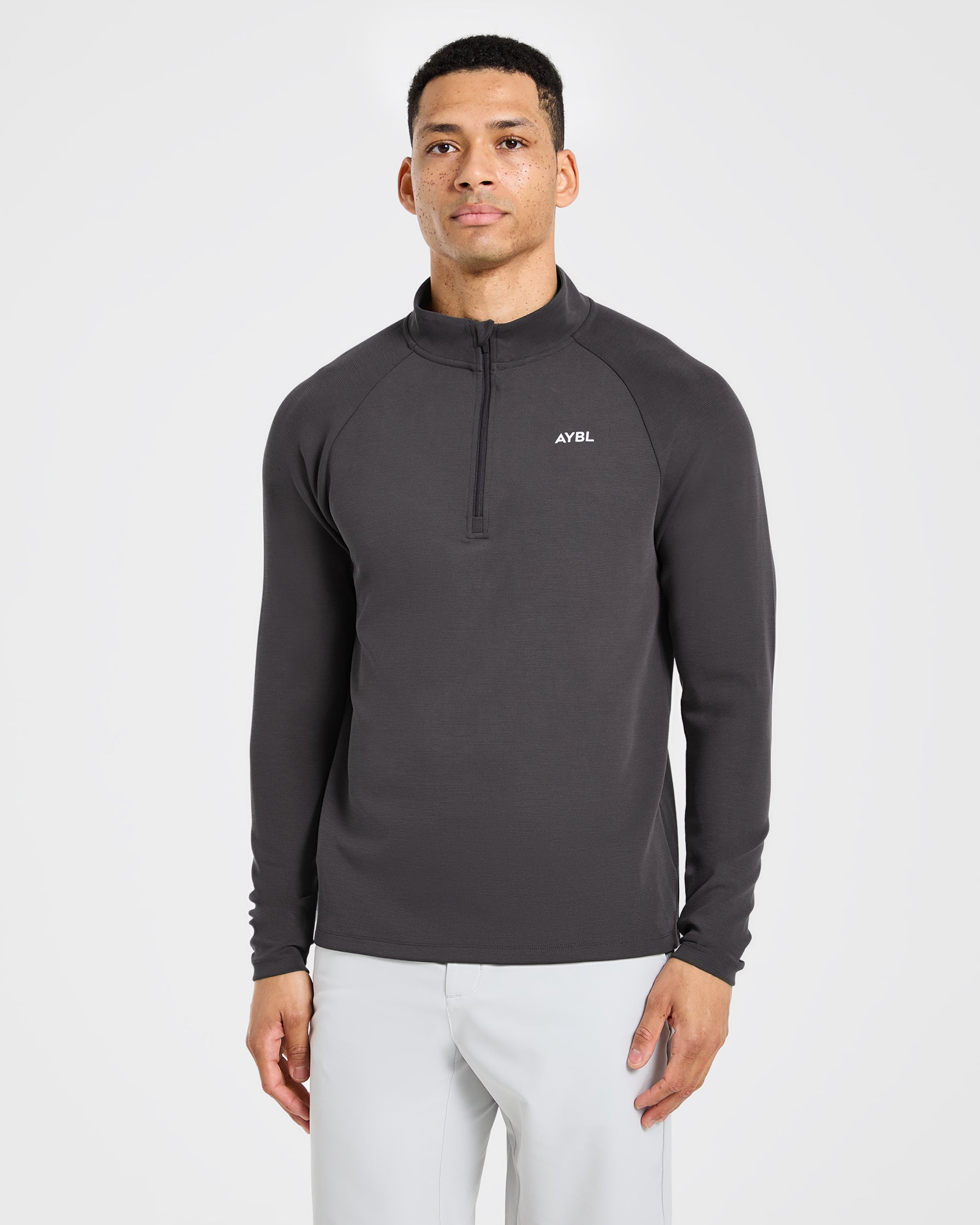 Precision Hybrid 1/4 Zip Pullover - Charcoal