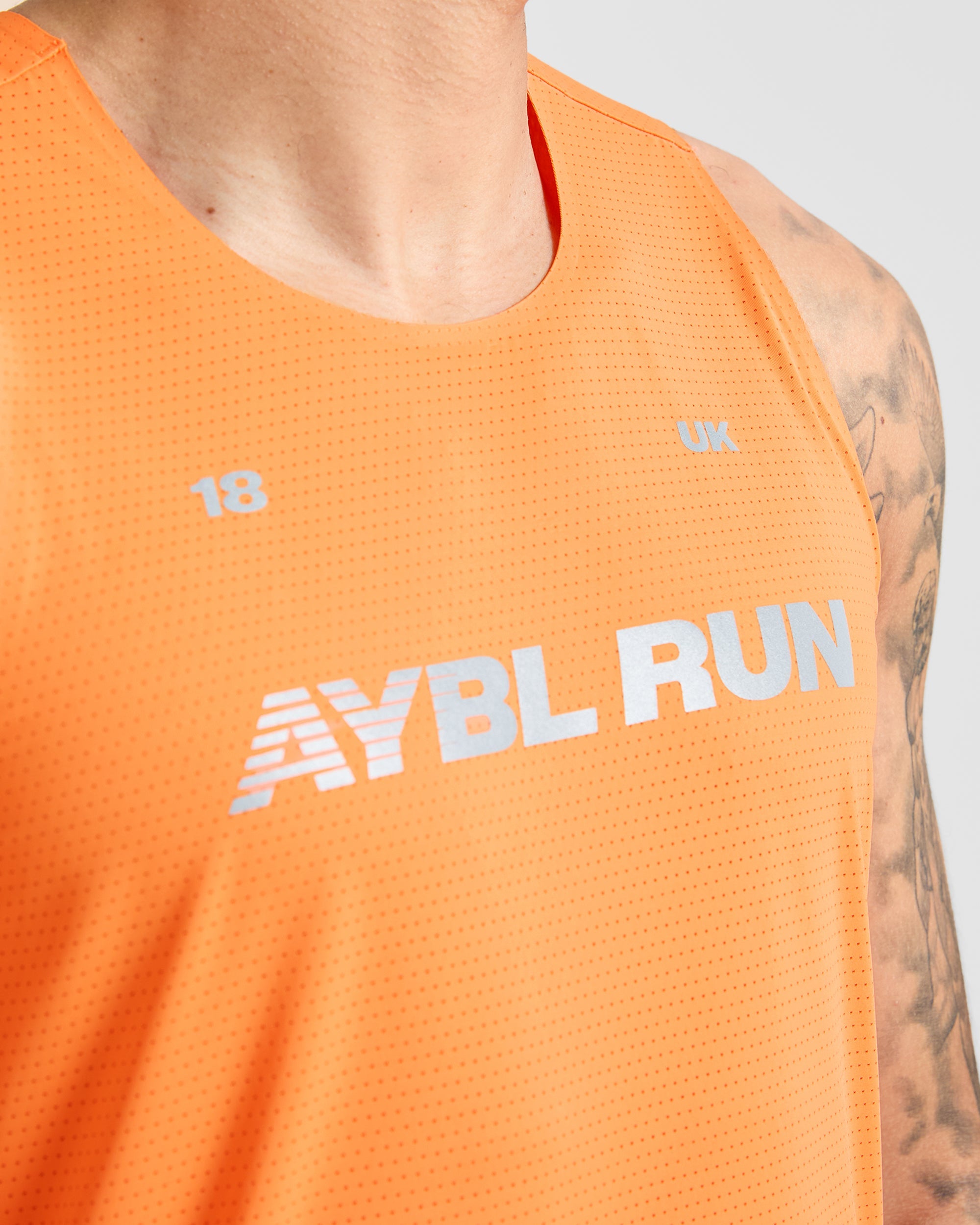 Run Loose Tank - Bright Orange
