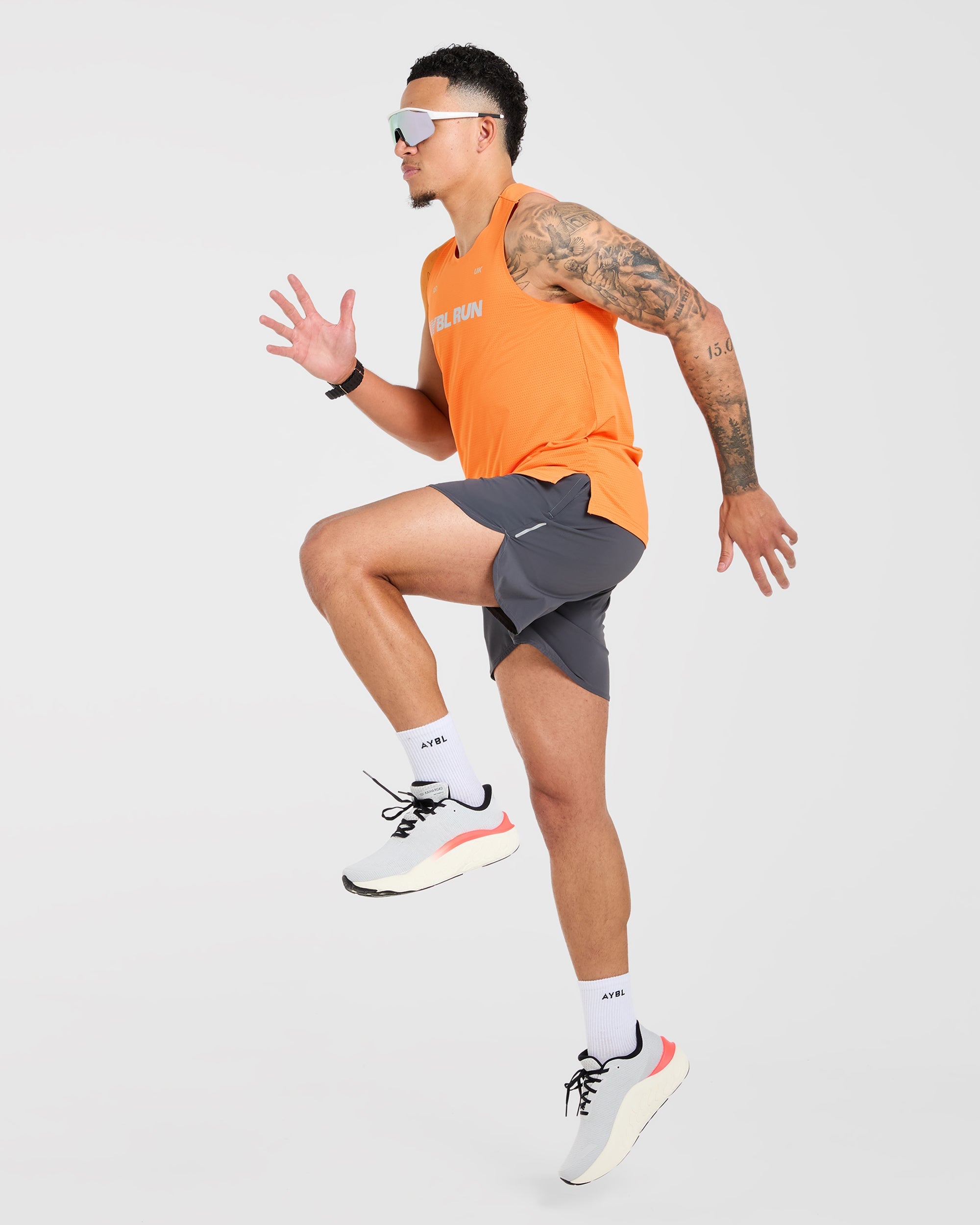 Run Loose Tank - Bright Orange