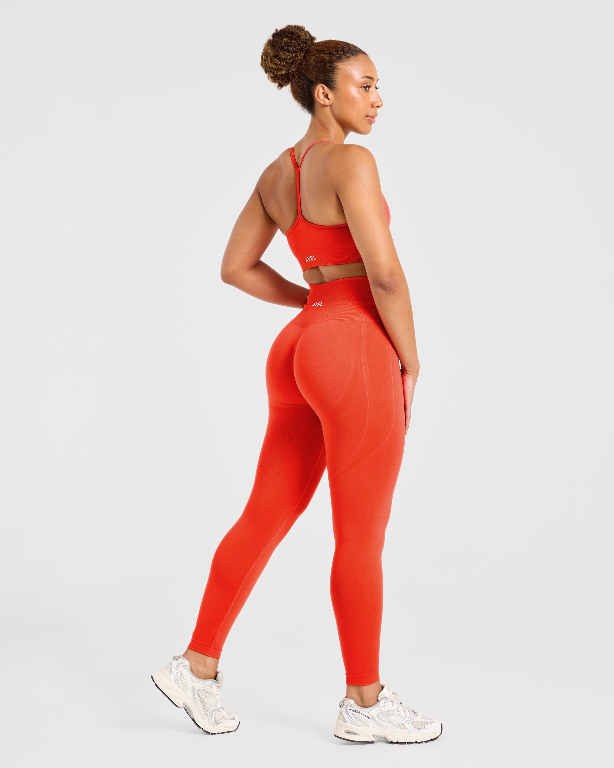 Empower Seamless Leggings - Hot Orange