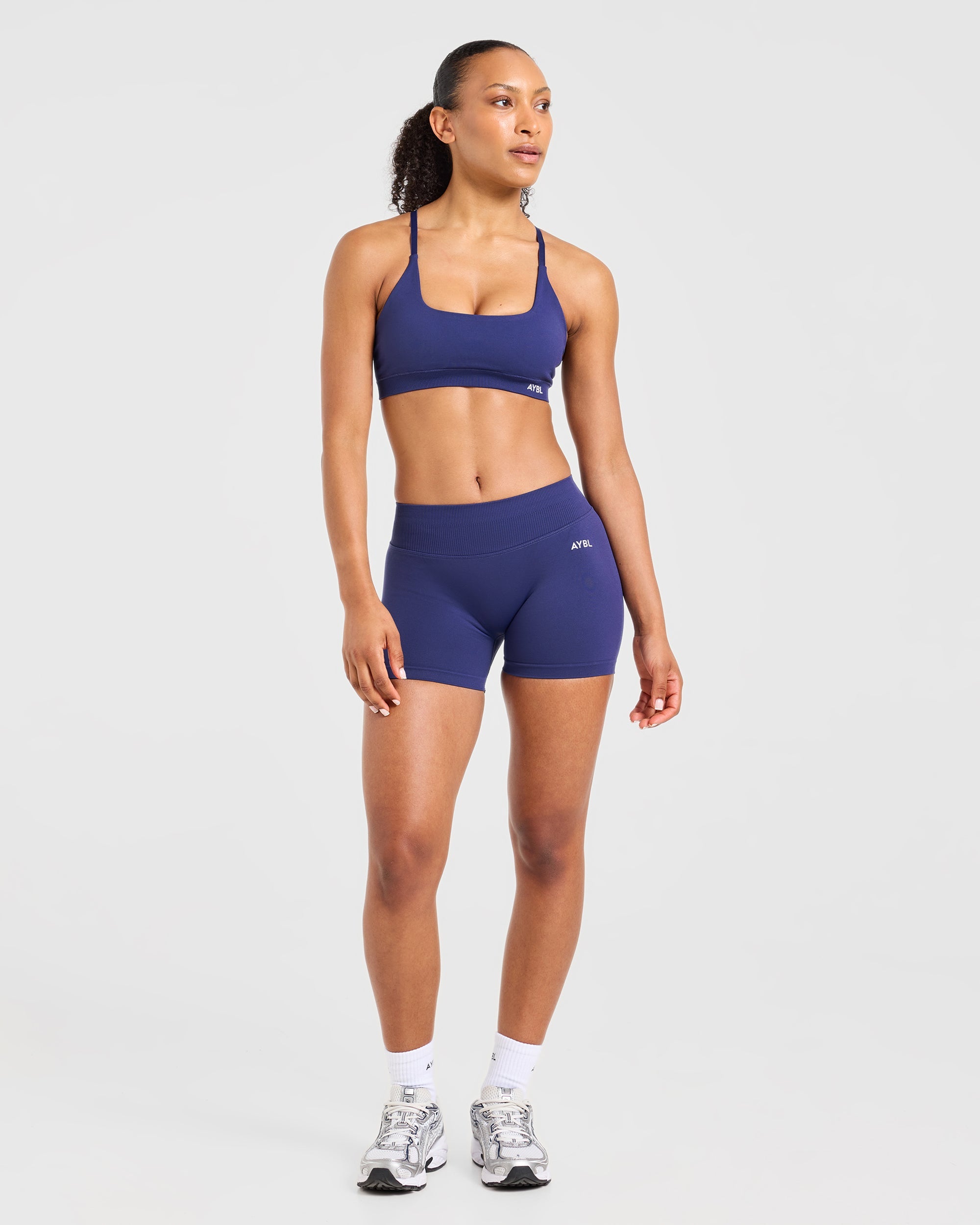 Enhance Seamless Sports Bra - Storm Blue