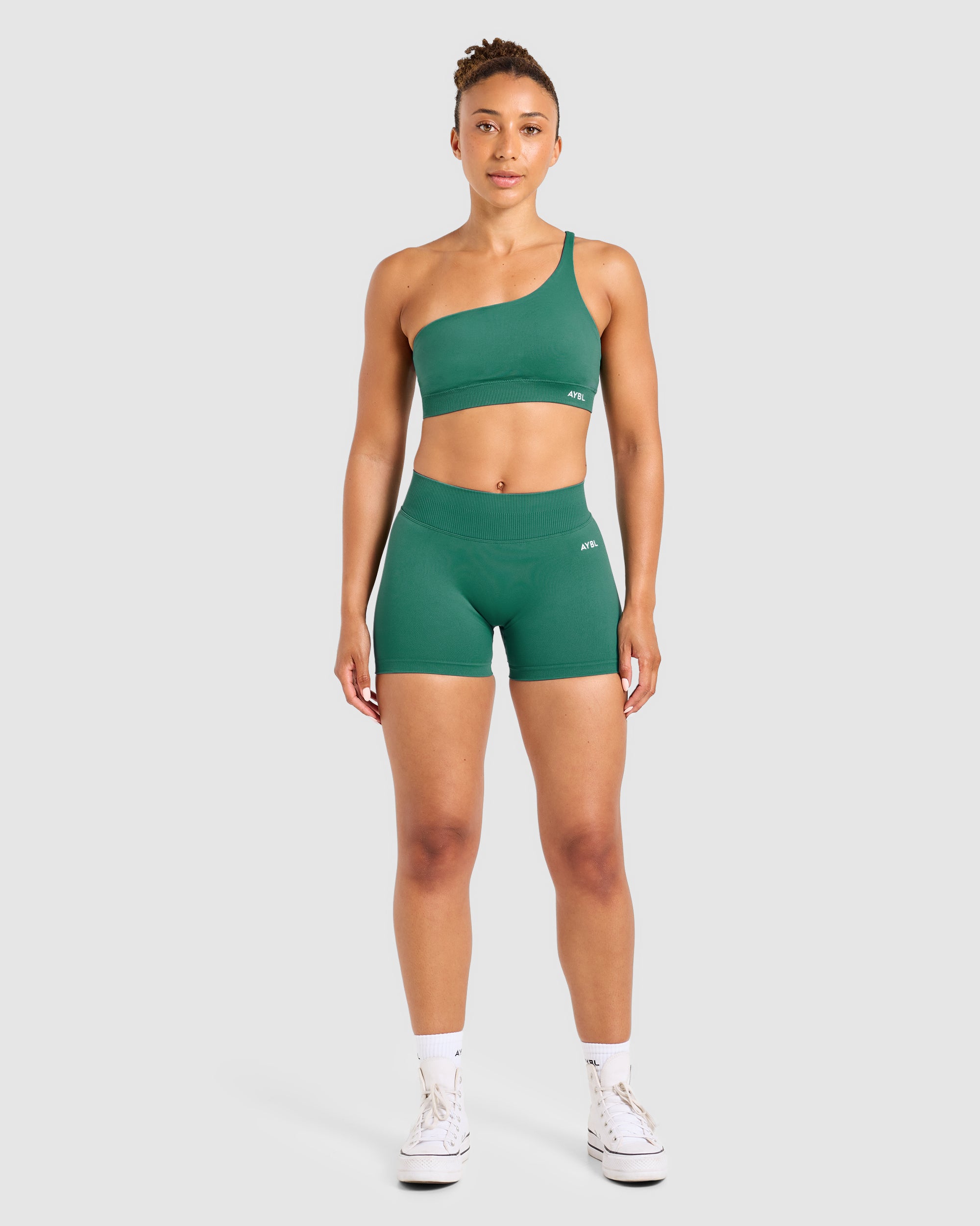Enhance Seamless Shorts | 3.5" - Evergreen