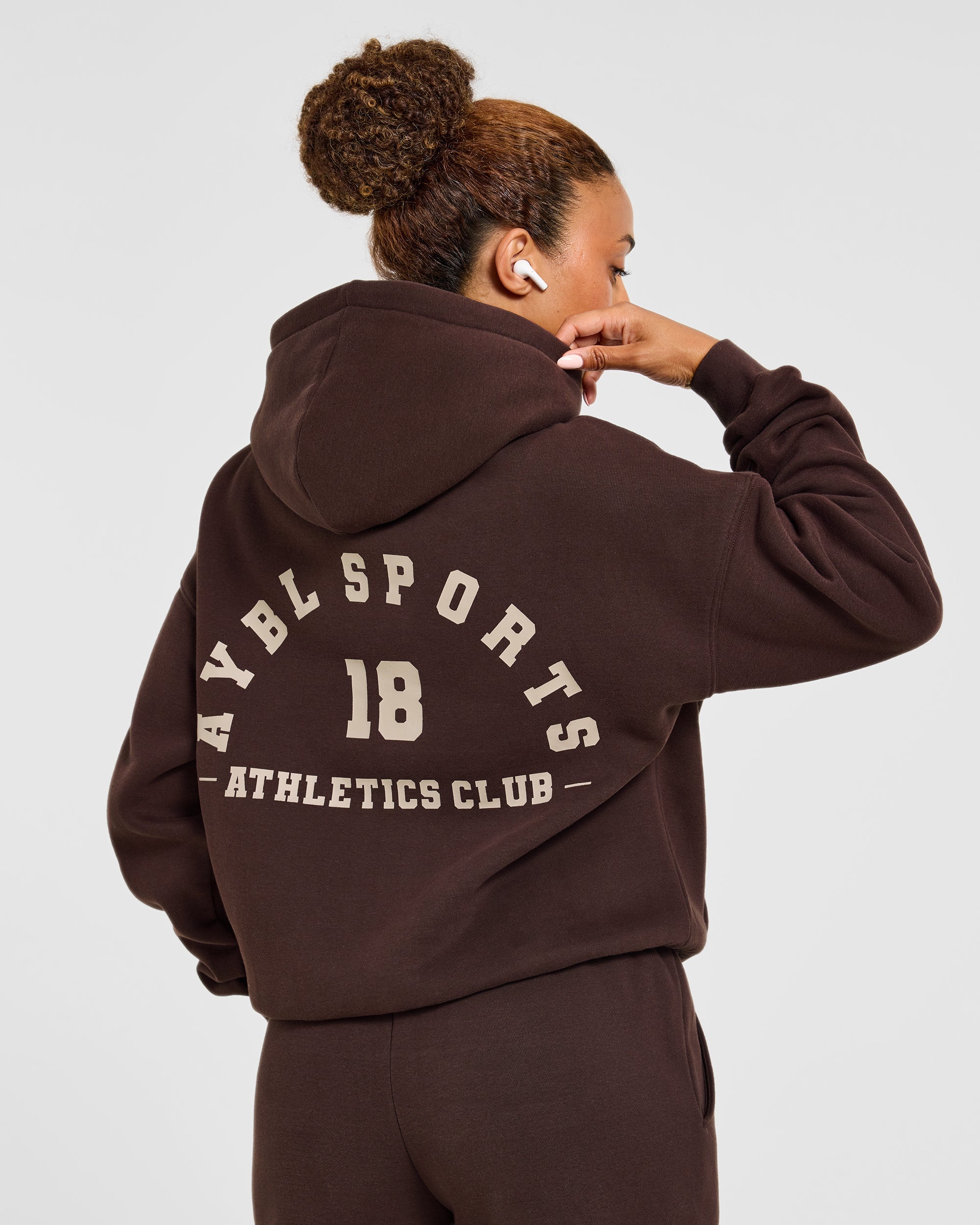AYBL Sports 18 Oversized Hoodie - Cocoa Brown