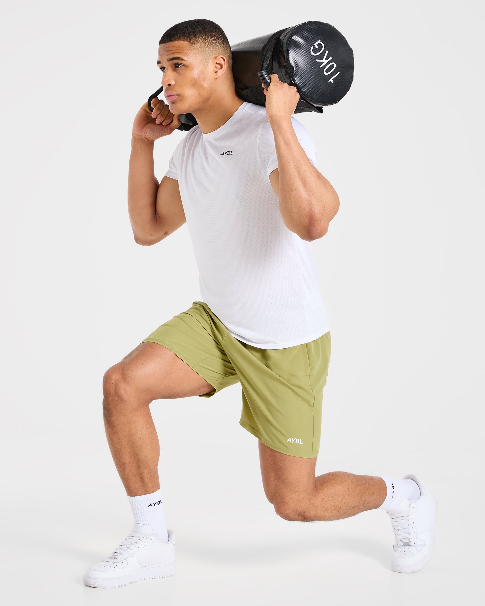 Core 7" Shorts  - Citrus Olive