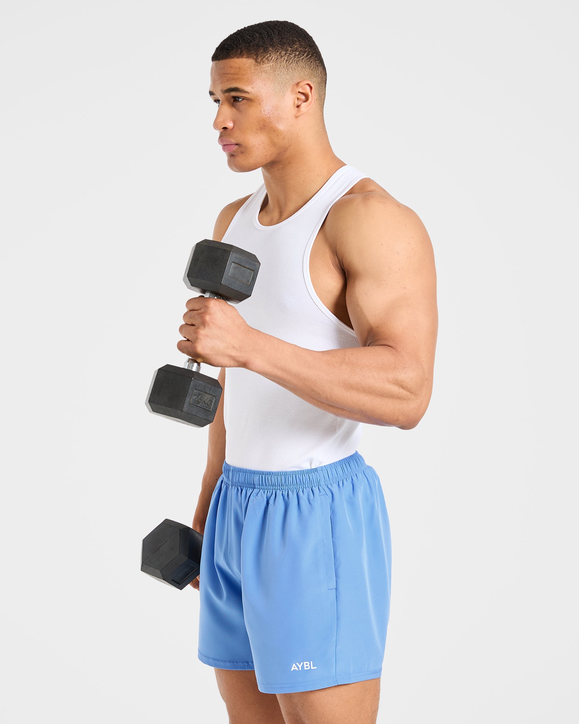 Core 5" Shorts - Muted Blue