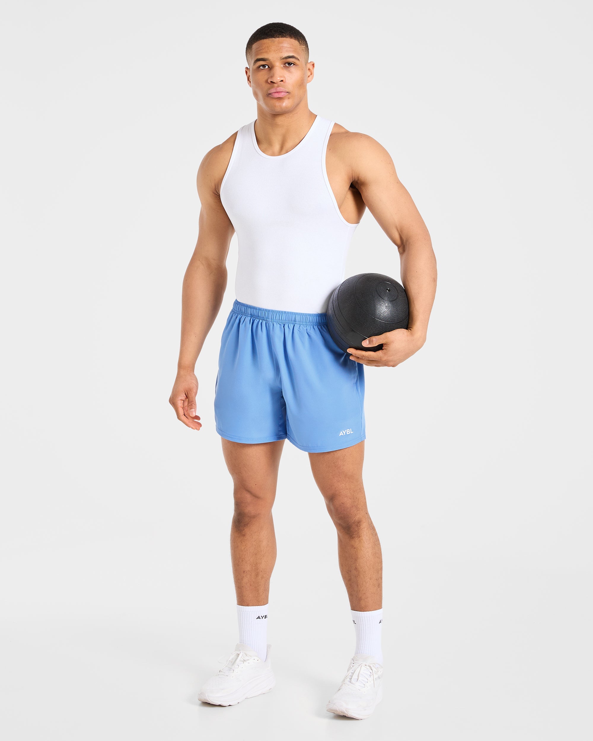 Core 5" Shorts - Muted Blue