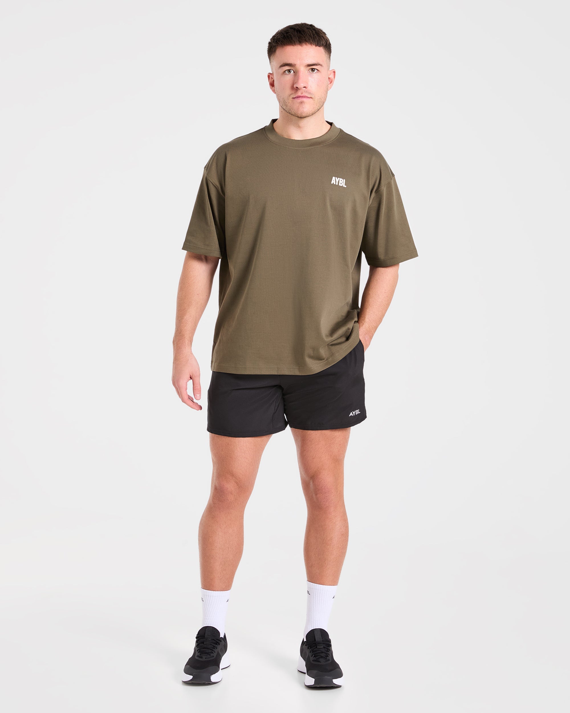 AYBL Iron Club Oversized T Shirt - Olive Green