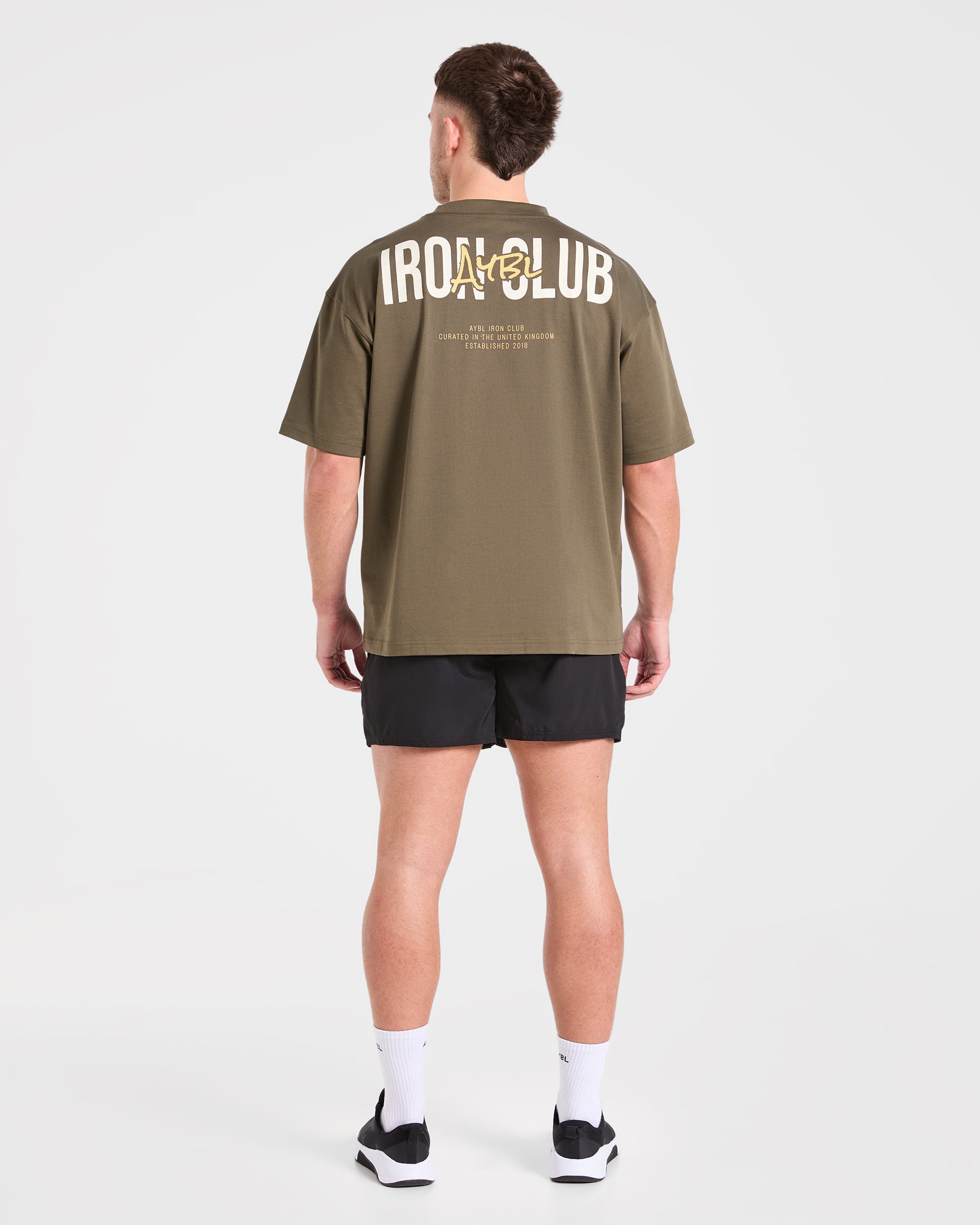 AYBL Iron Club Oversized T Shirt - Olive Green
