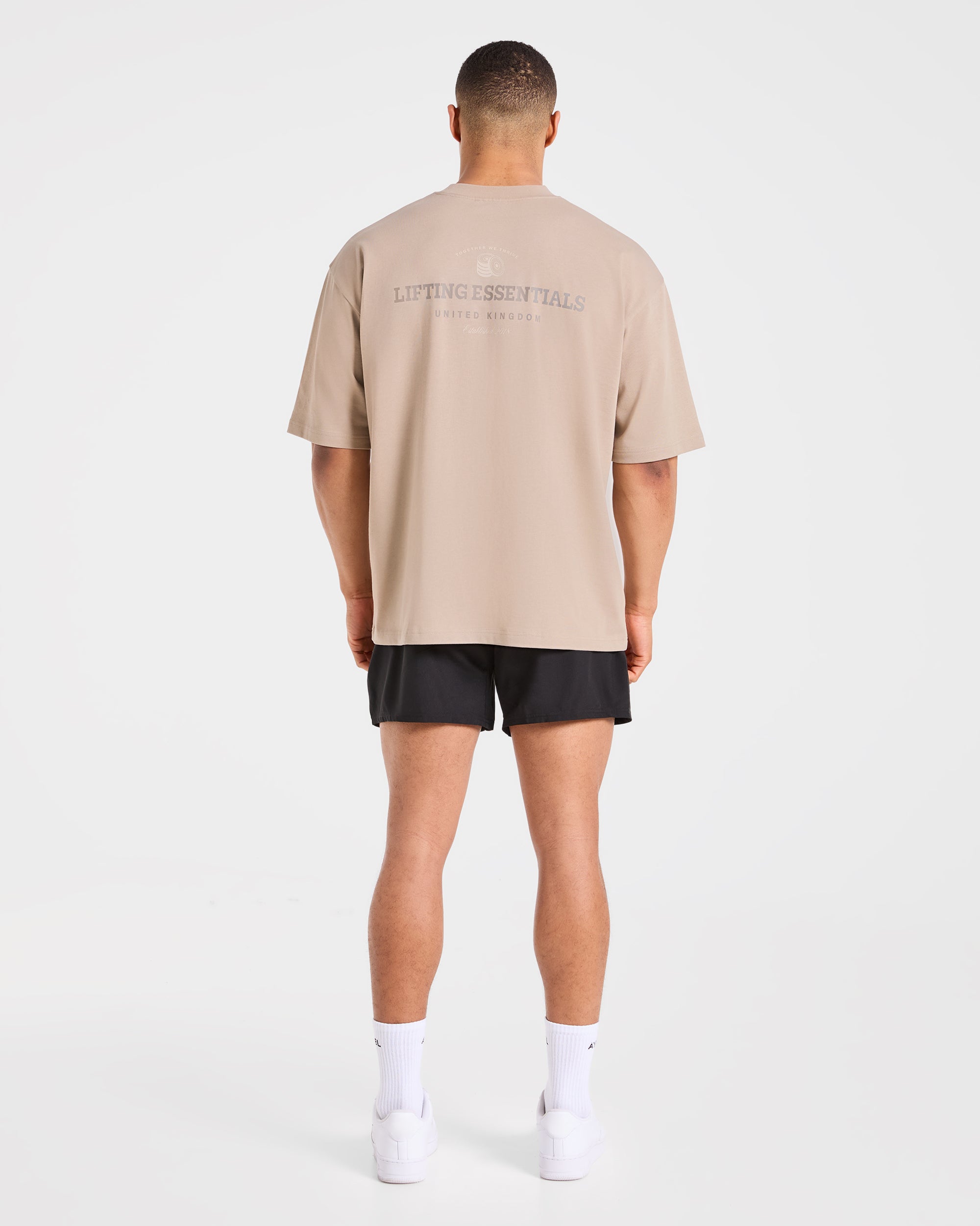 Apex Lifting Essentials Oversized T Shirt - Deep Fog