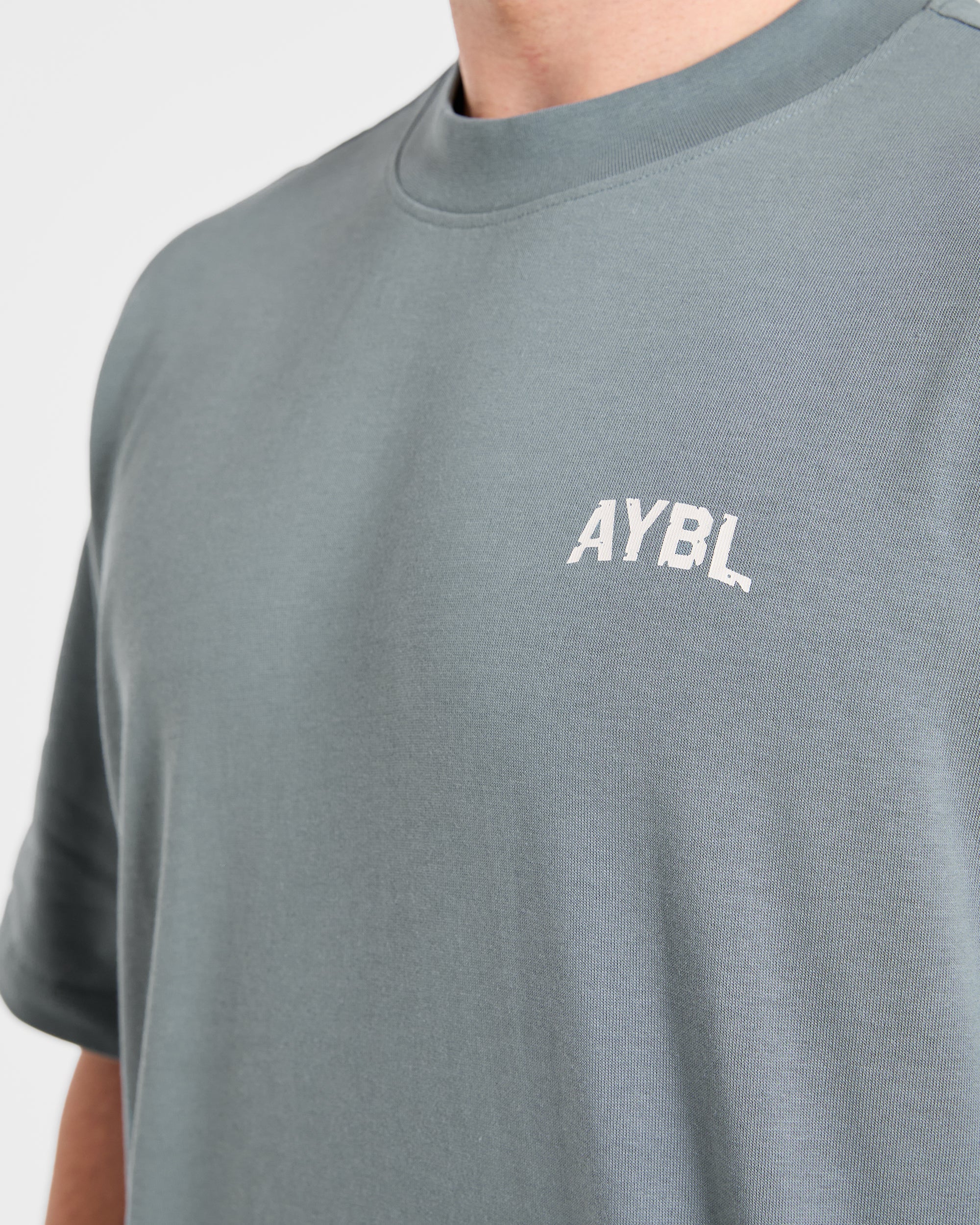 Strength Division Oversized T Shirt - Slate Sage