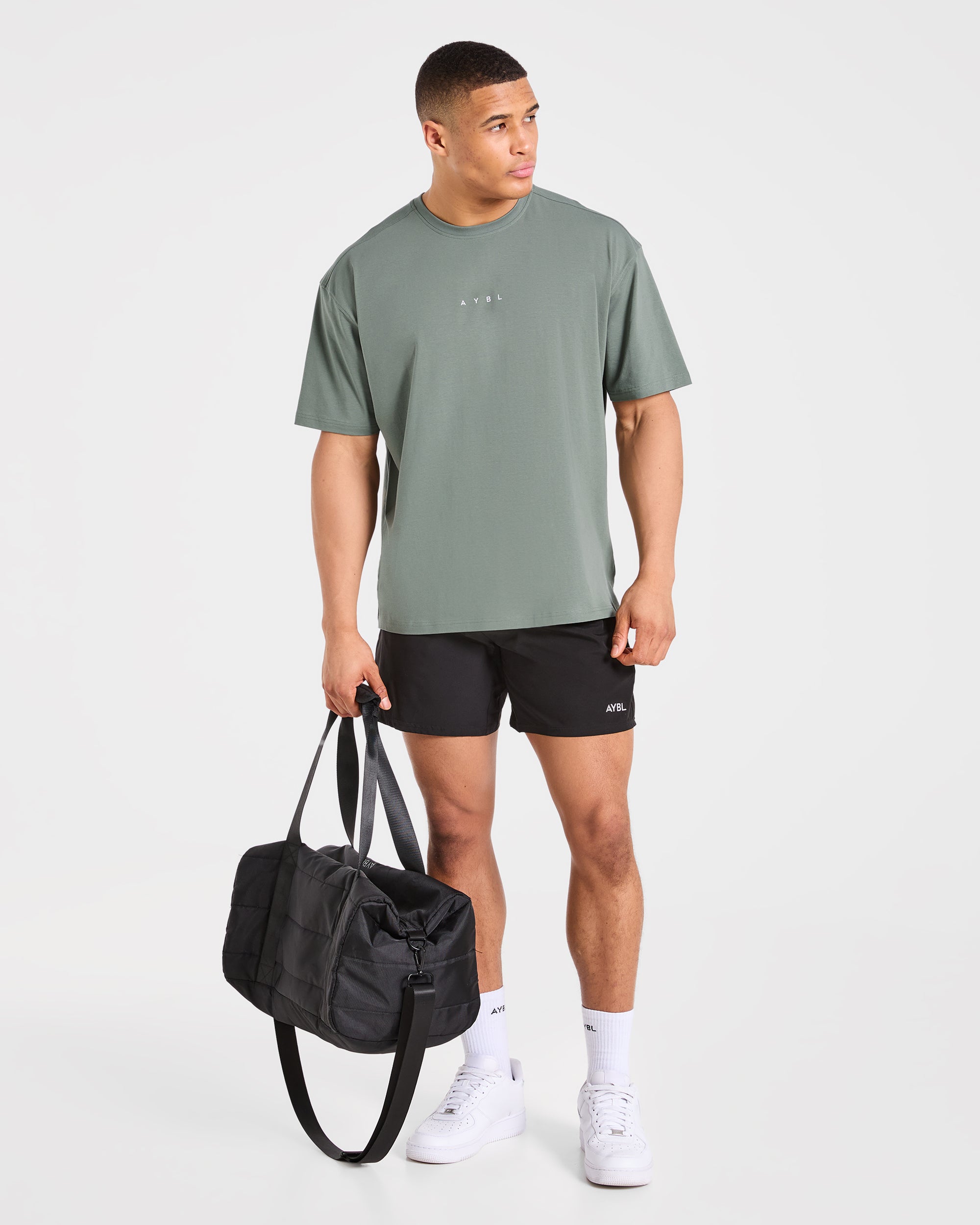 Force Oversized T Shirt - Deep Sage