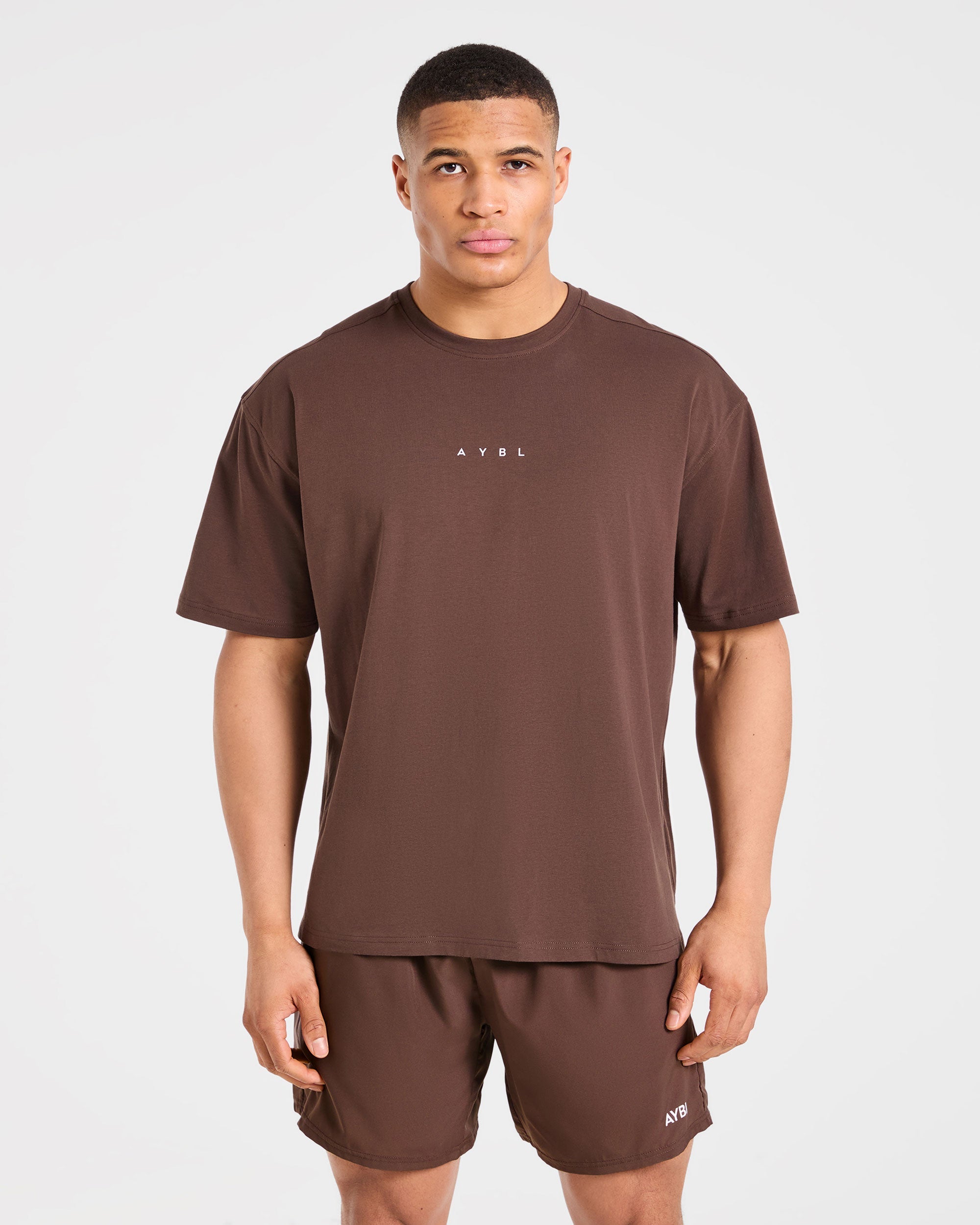 Force Oversized T Shirt - Brown