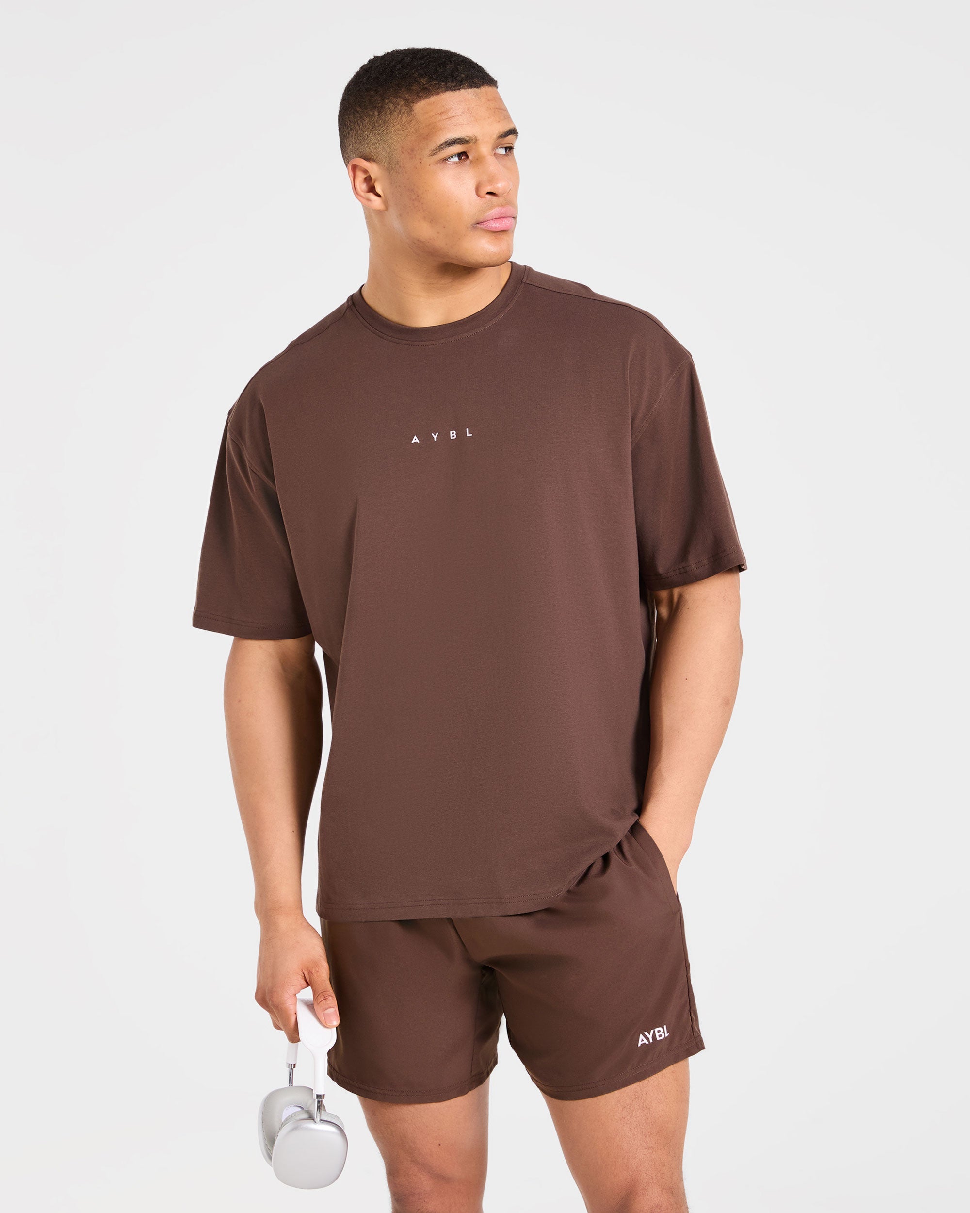 Force Oversized T Shirt - Brown