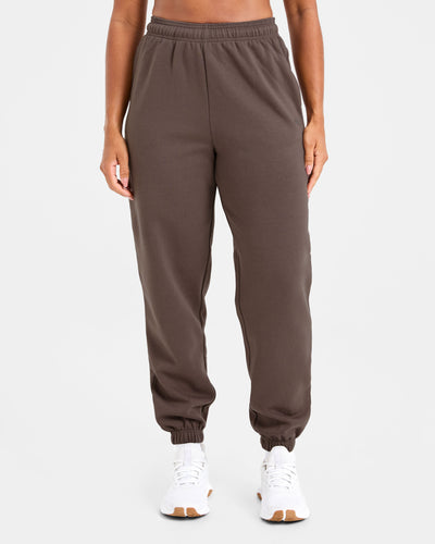 Lifestyle Oversized Joggers - Umber Brown