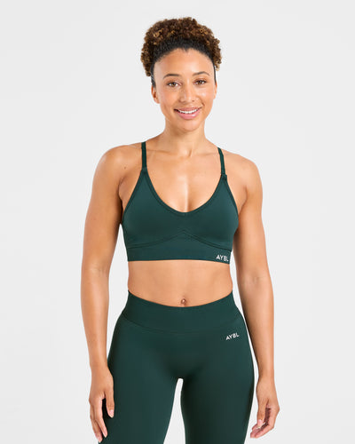 Adapt Seamless Sports Bra - Deep Forest