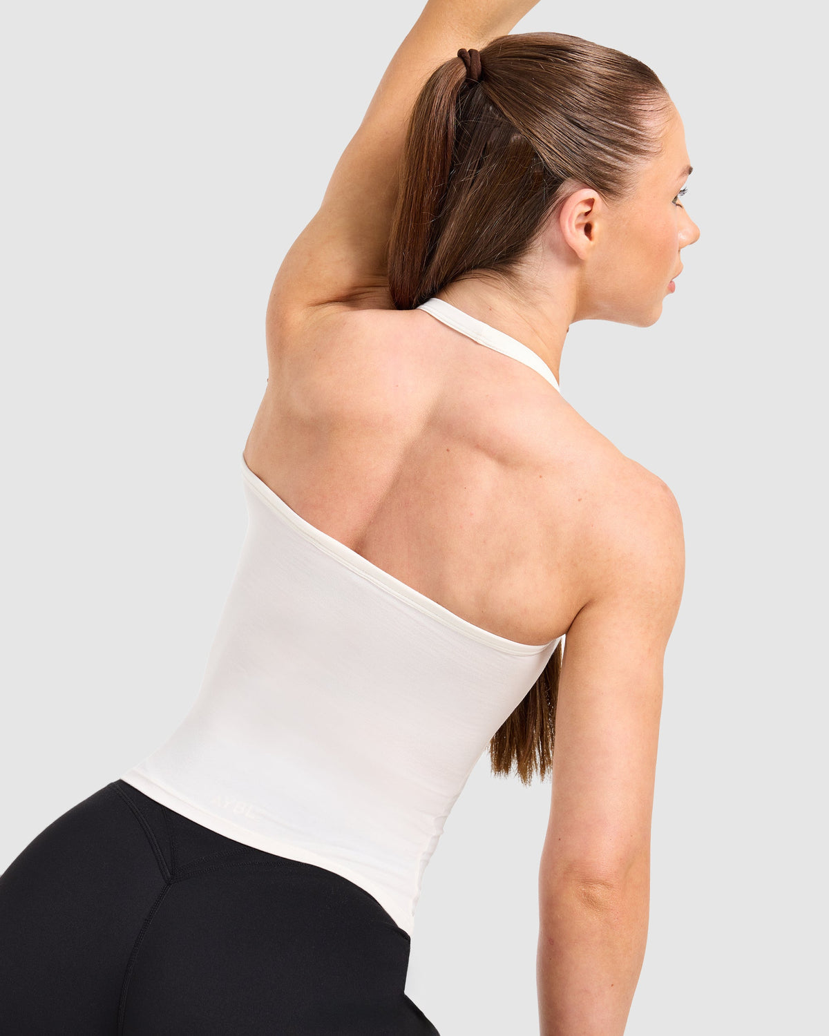 Ease Halterneck Top - Cream White