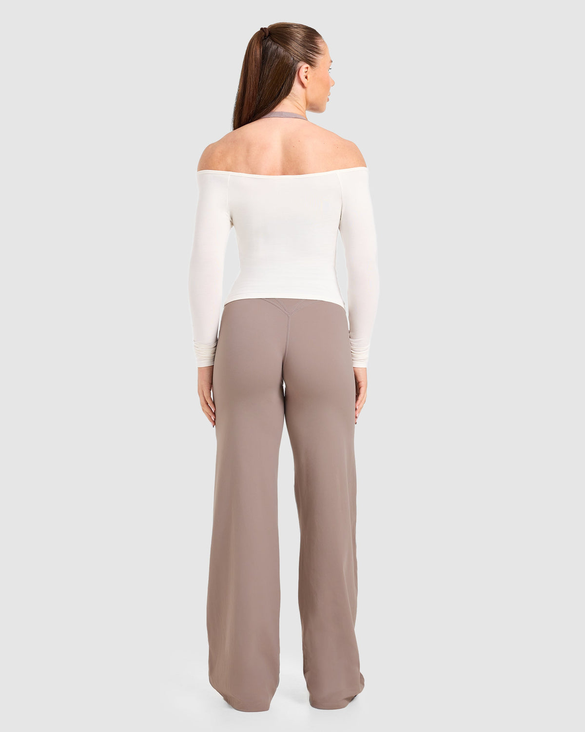 Ease Off The Shoulder Top - Cream White