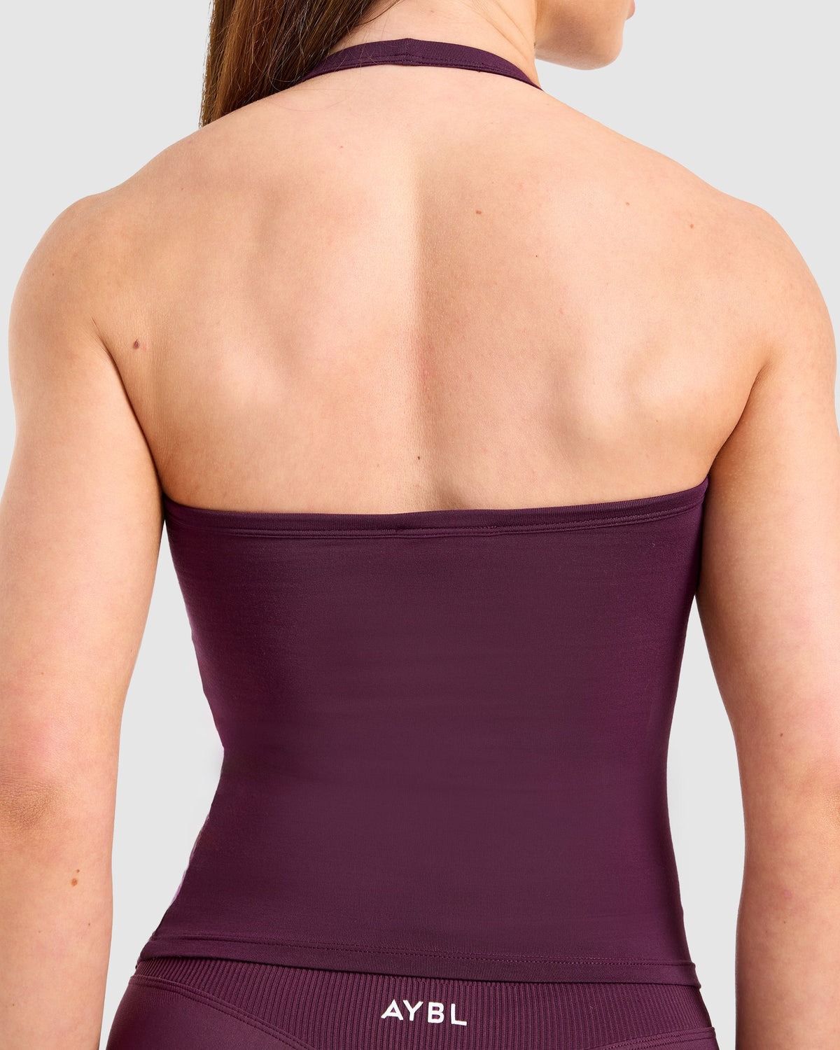 Ease Halterneck Top - Midnight Plum